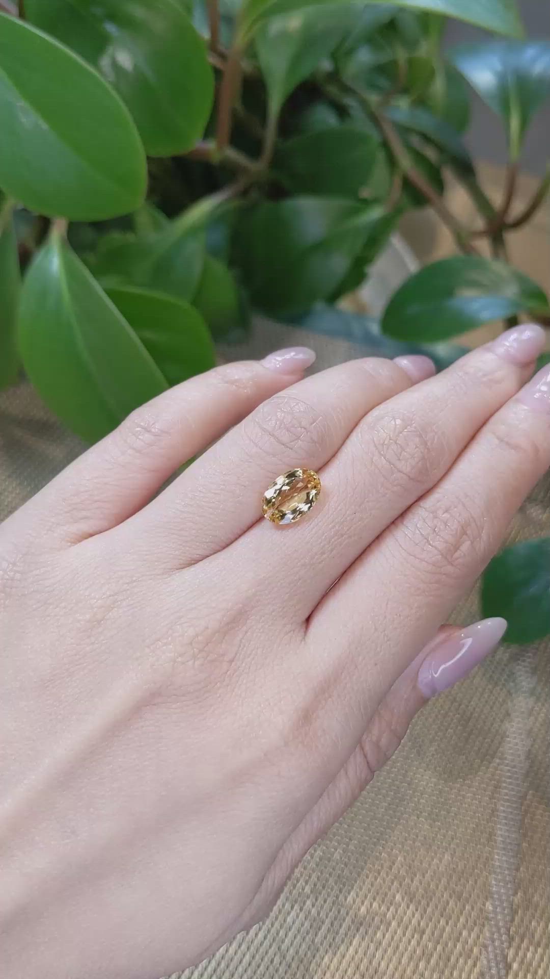 3.26 Ct. Precious Topaz from Brazil Size Video