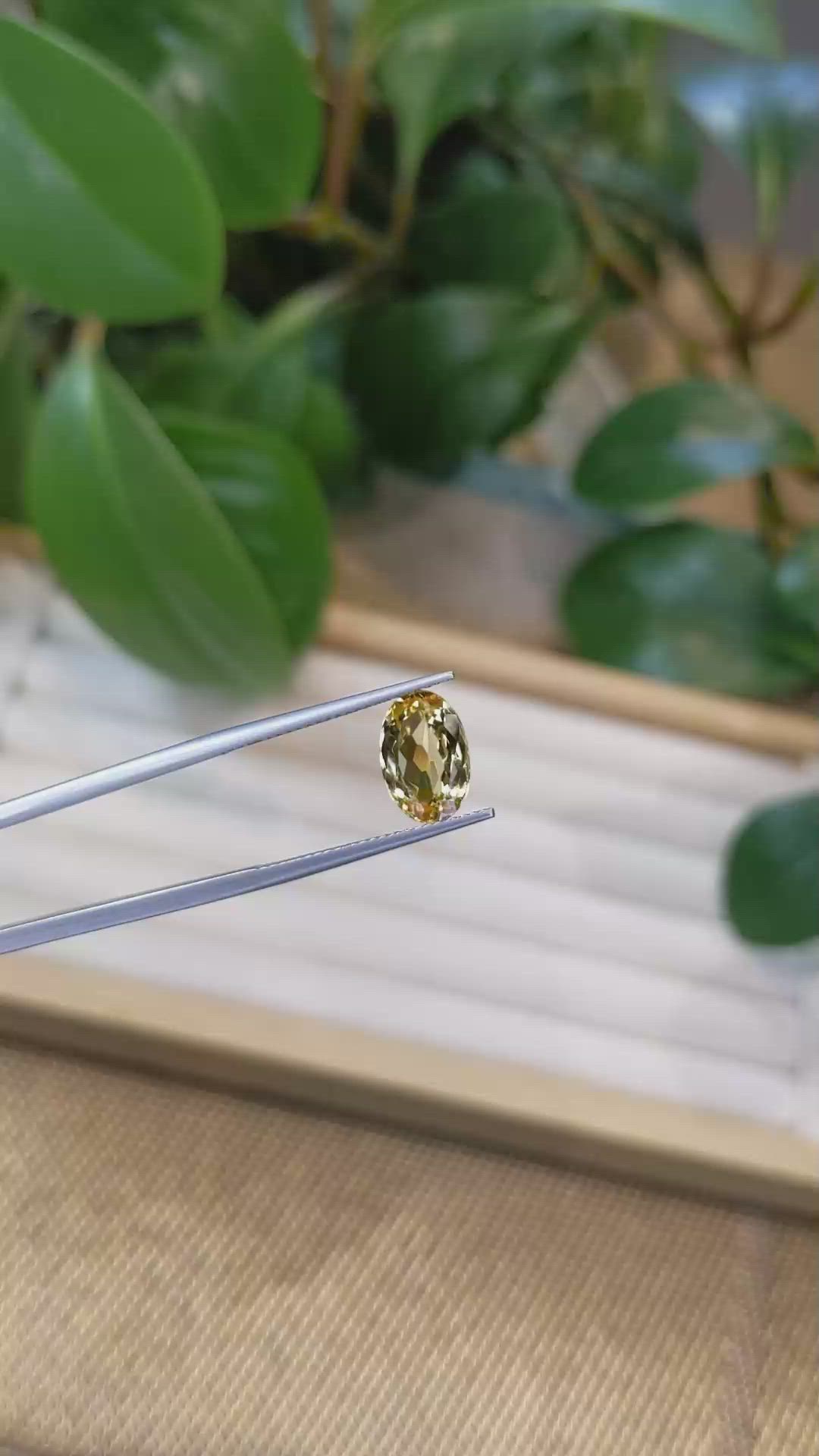 3.26 Ct. Precious Topaz from Brazil Size Video