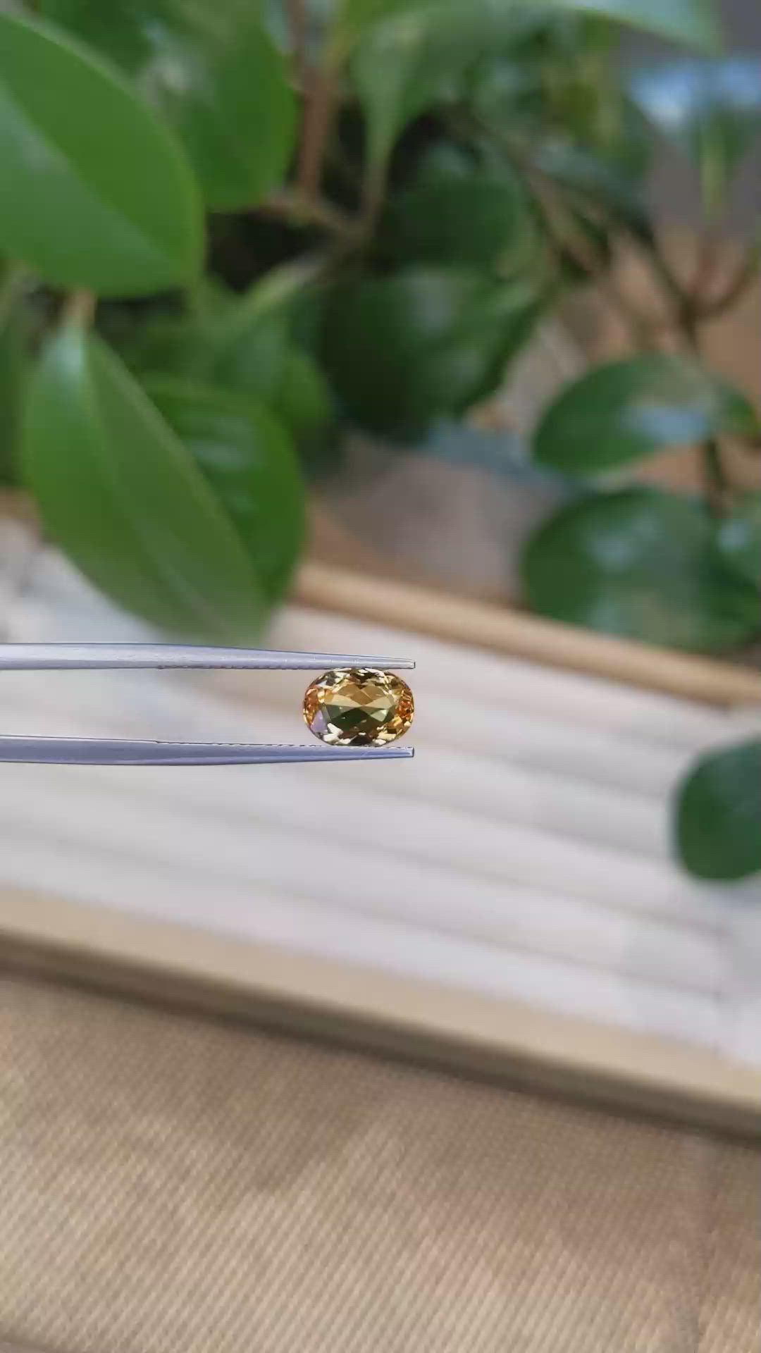 1.90 Ct. Precious Topaz from Brazil Size Video