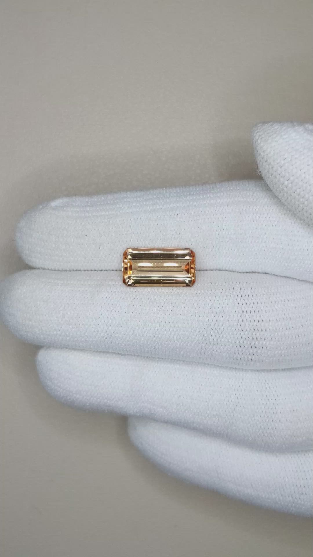 3.46 Ct. Precious Topaz from Brazil Size Video