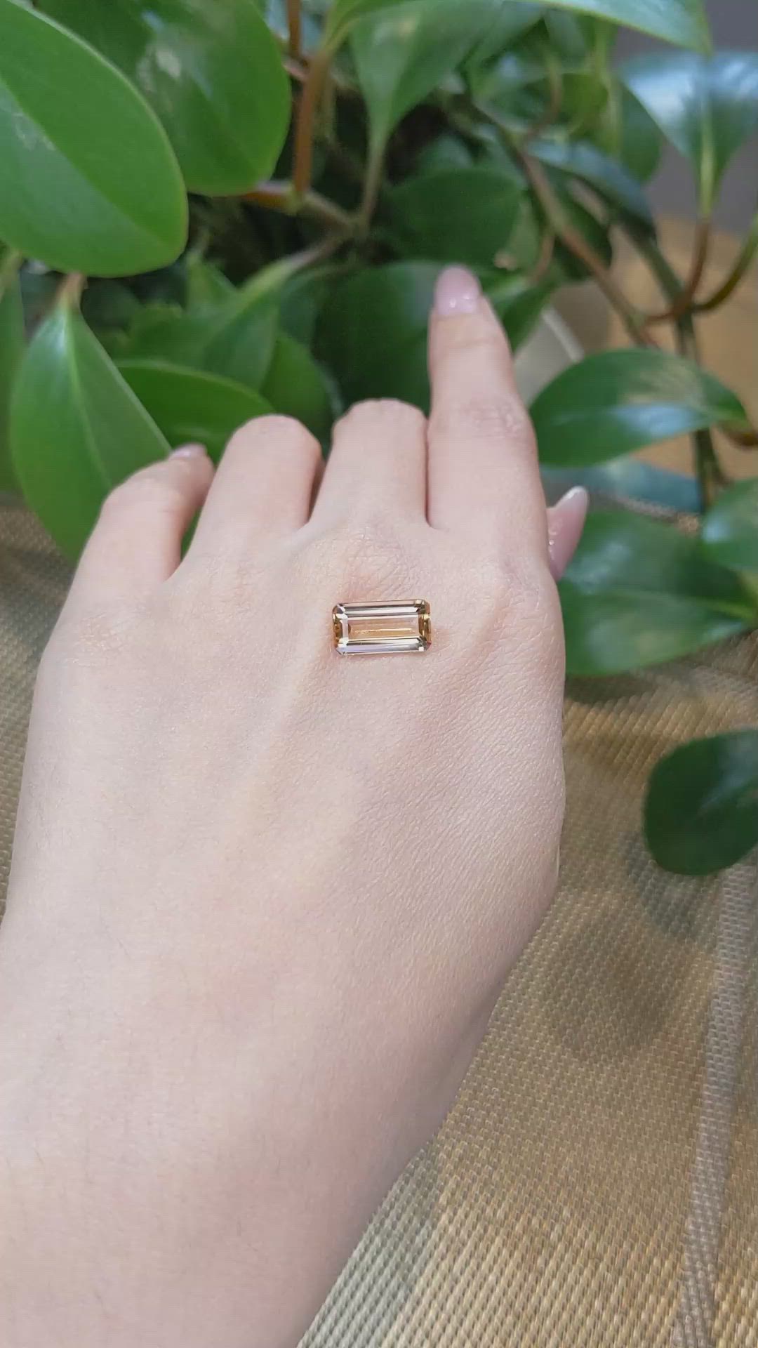 3.46 Ct. Precious Topaz from Brazil Size Video