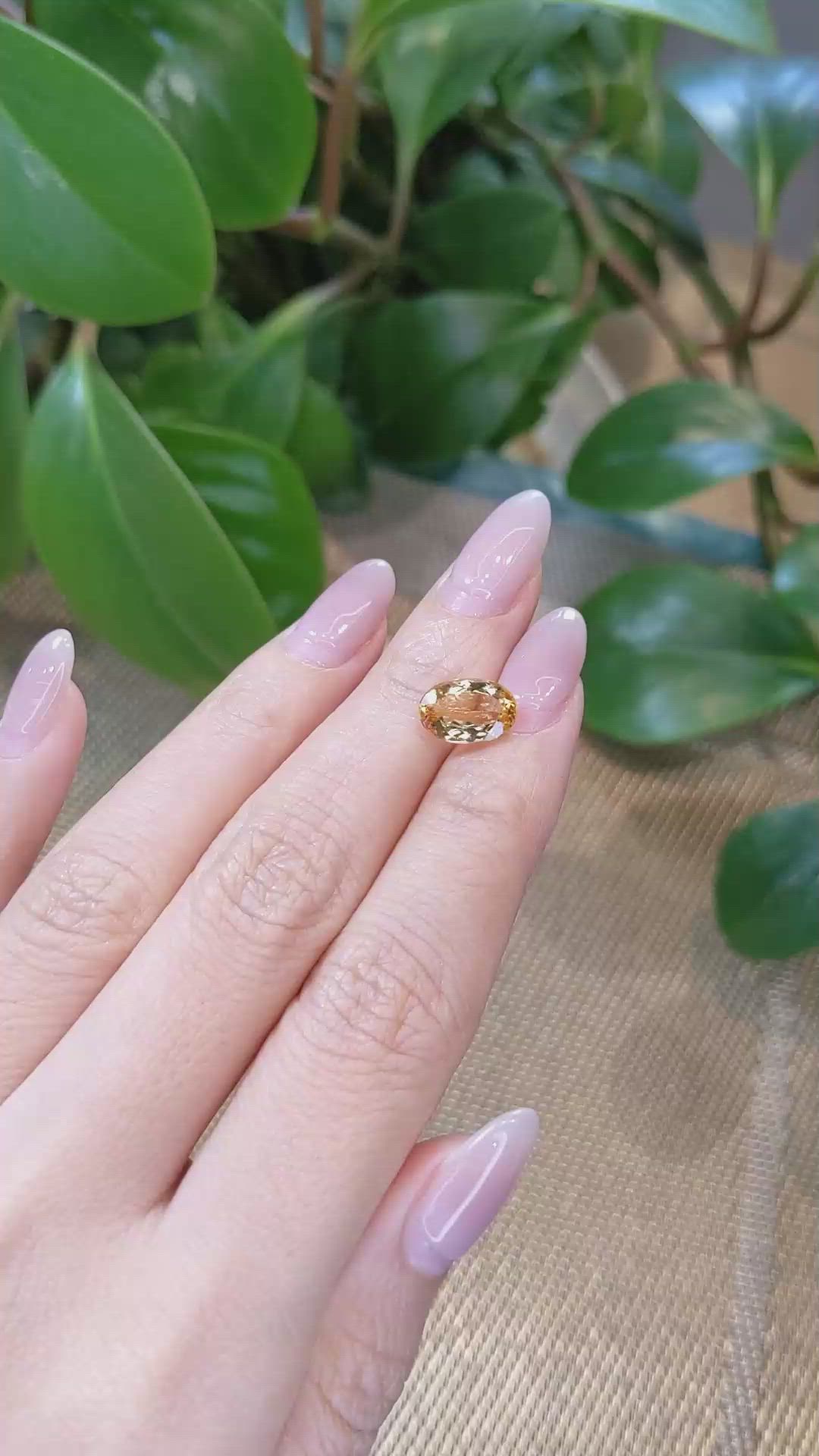 2.73 Ct. Precious Topaz from Brazil Size Video