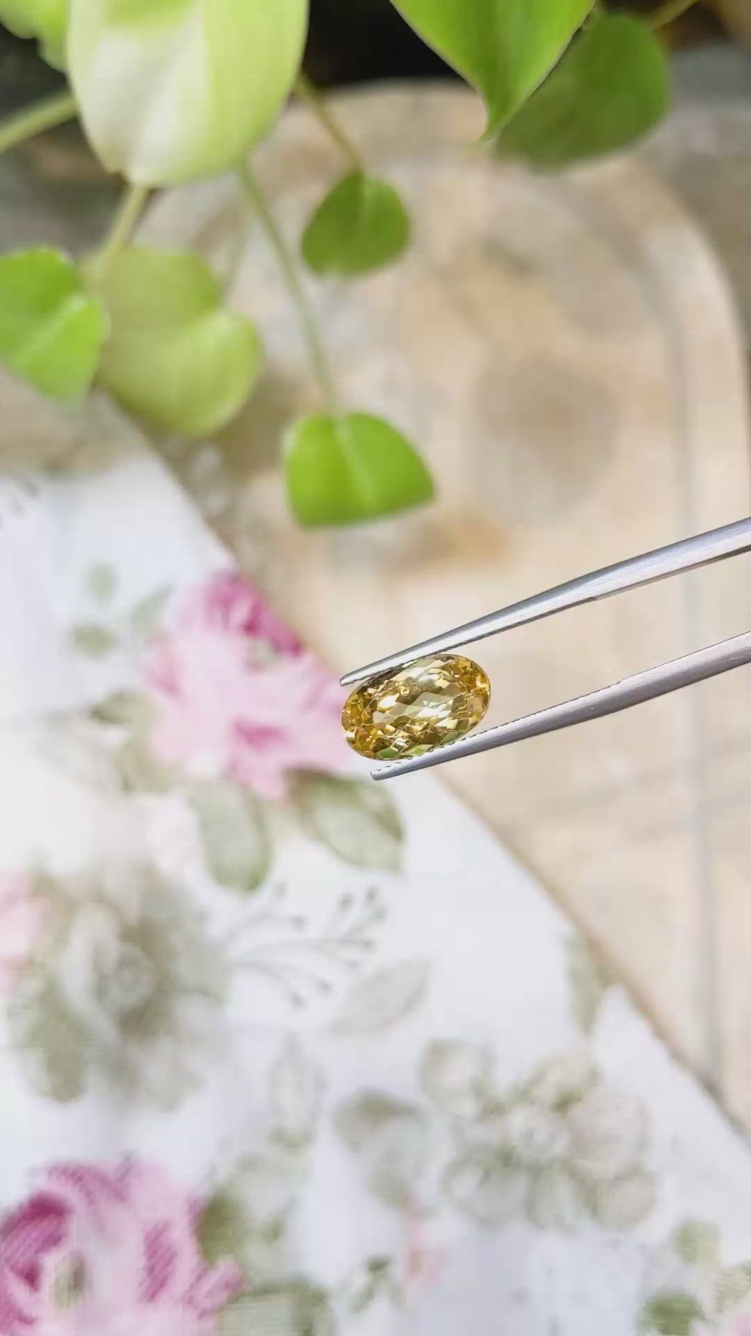 3.92 Ct. Precious Topaz from Brazil Size Video