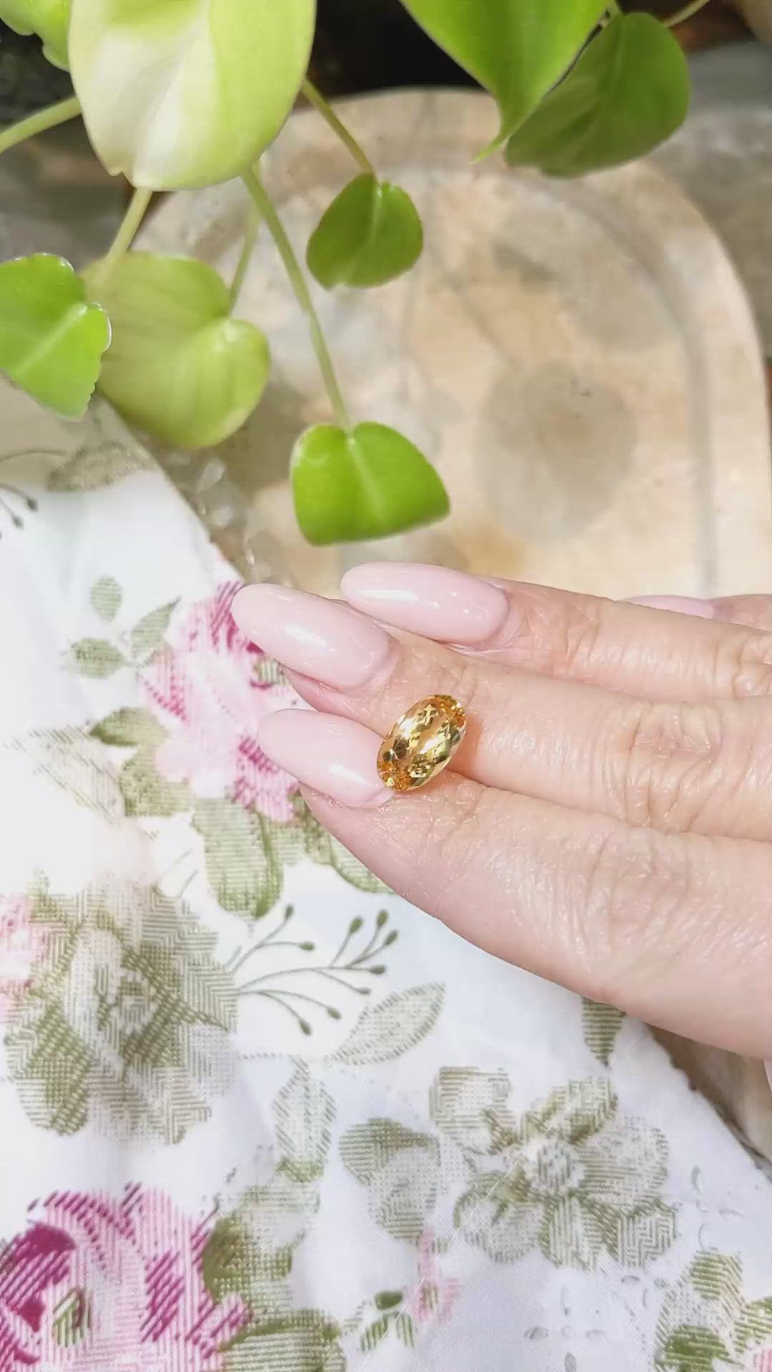 3.92 Ct. Precious Topaz from Brazil Size Video