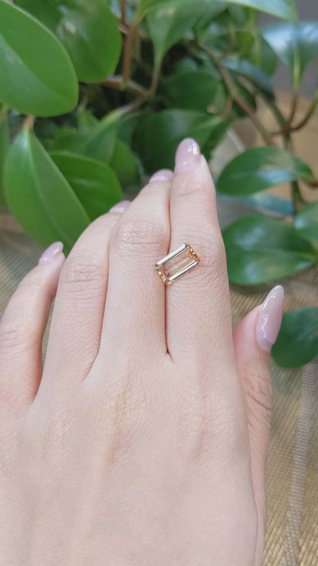 2.86 Ct. Precious Topaz from Brazil Size Video