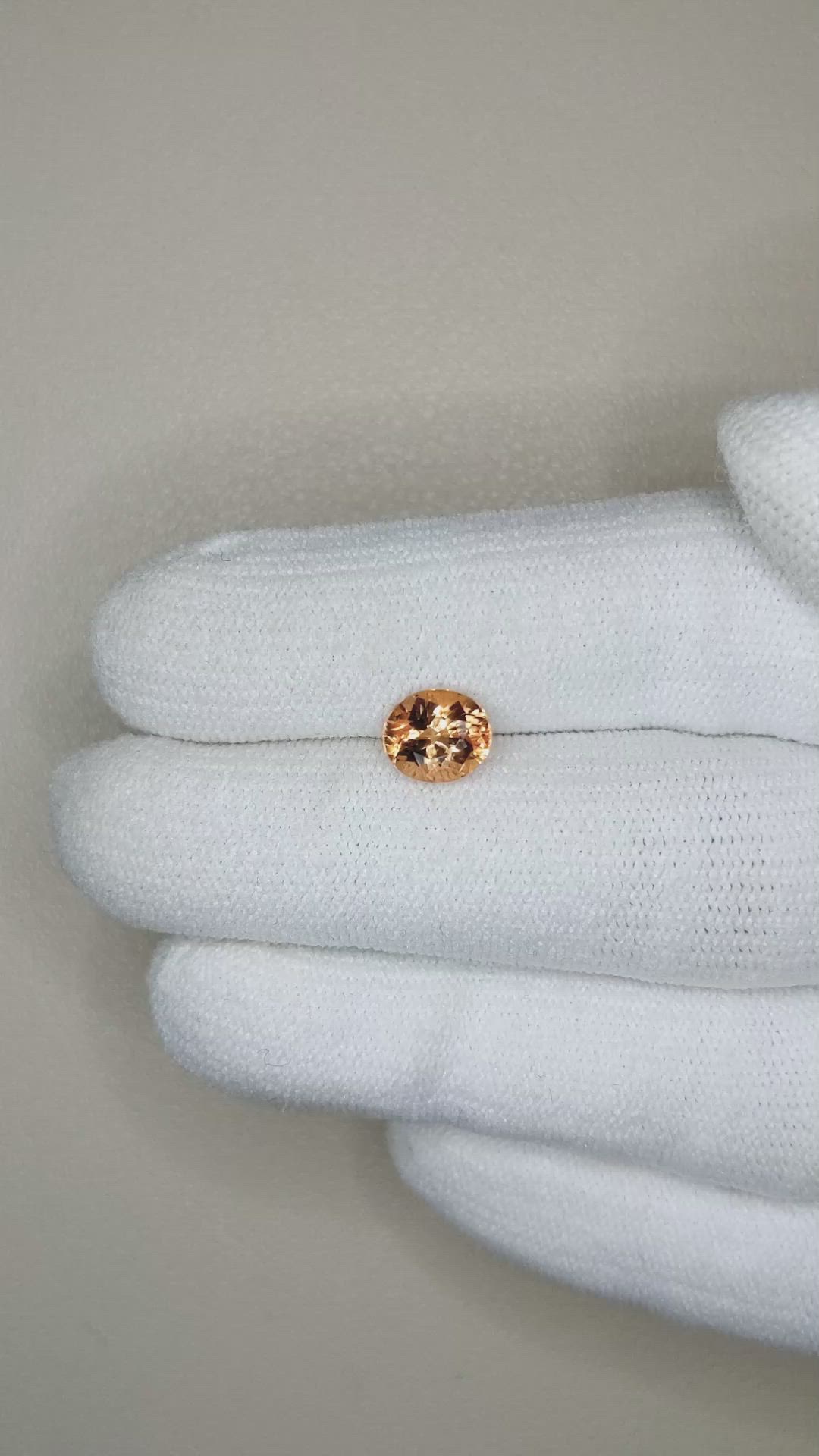 1.37 Ct. Precious Topaz from Brazil Size Video