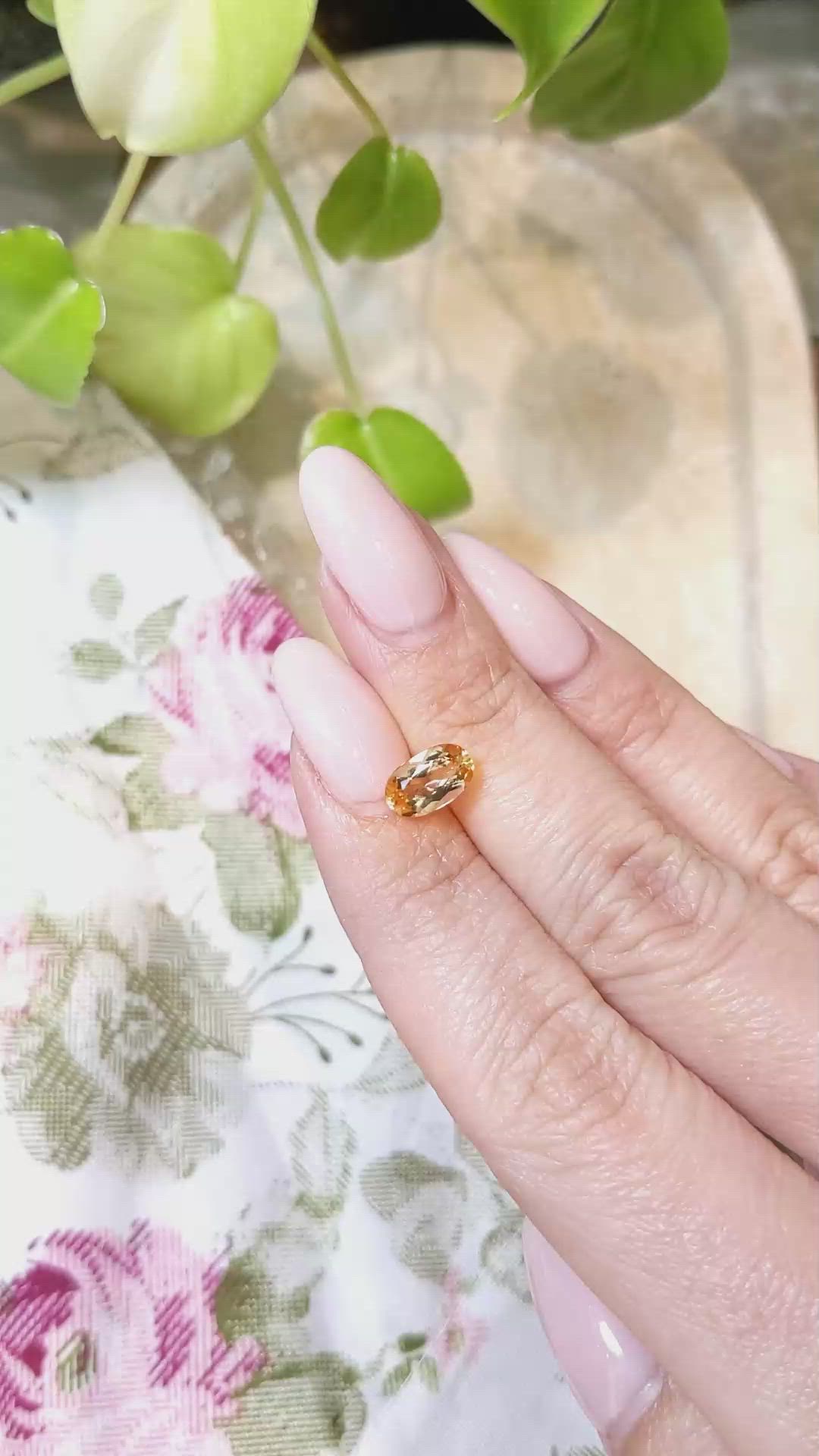 1.49 Ct. Precious Topaz from Brazil Size Video