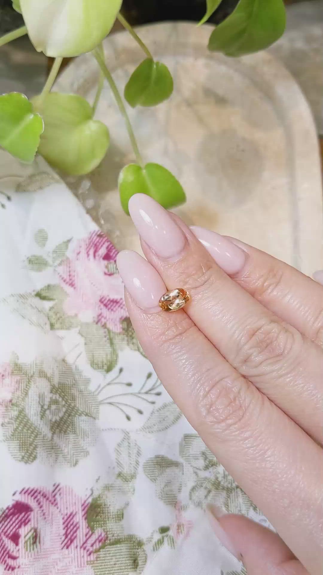 1.28 Ct. Precious Topaz from Brazil Size Video