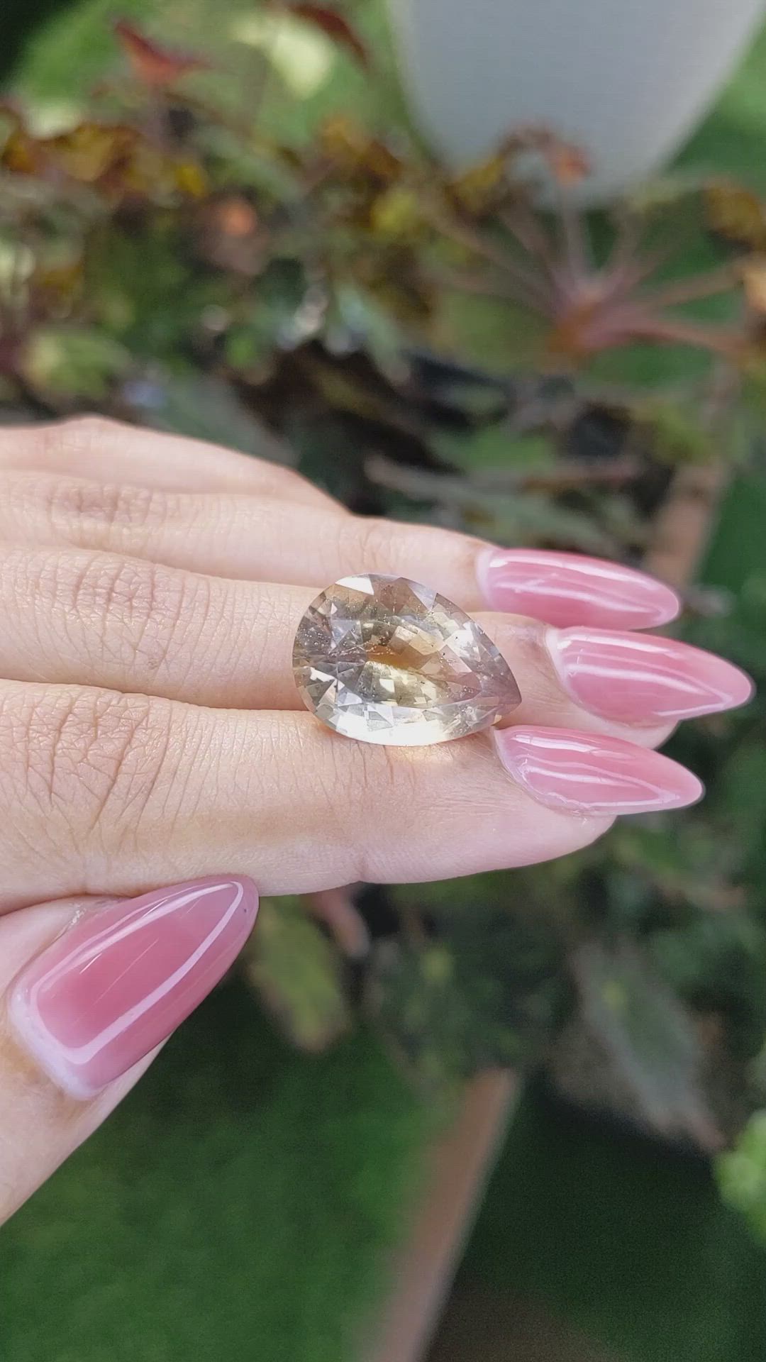 12.03 Ct. Ametrine from Ceylon (Sri Lanka) Size Video