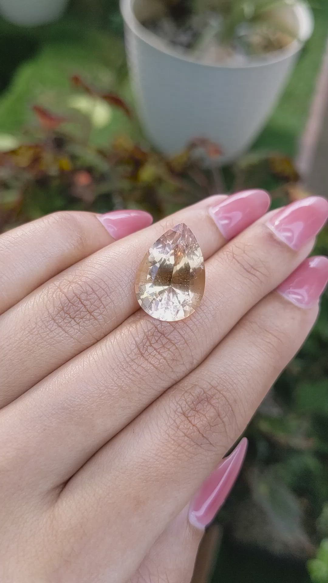 12.03 Ct. Ametrine from Ceylon (Sri Lanka) Size Video