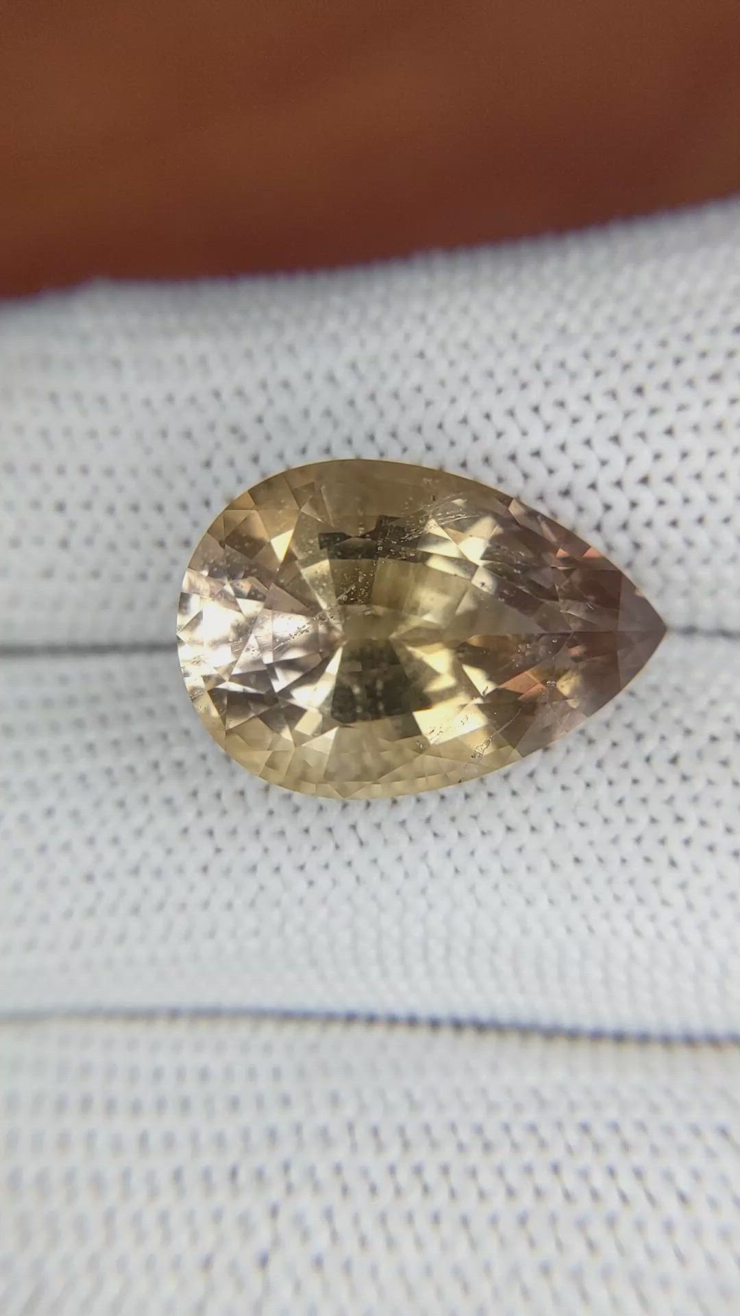 12.03 Ct. Ametrine from Ceylon (Sri Lanka) Size Video