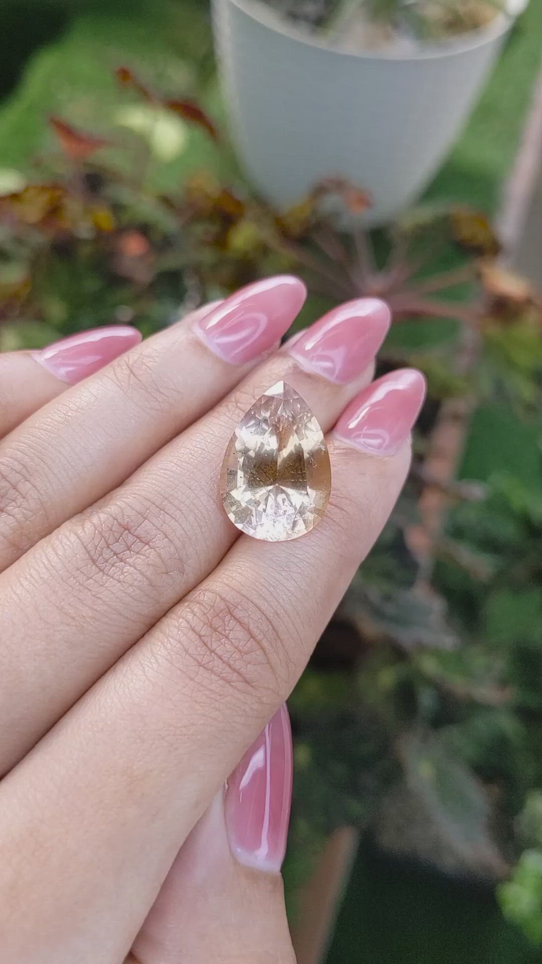 12.03 Ct. Ametrine from Ceylon (Sri Lanka) Size Video