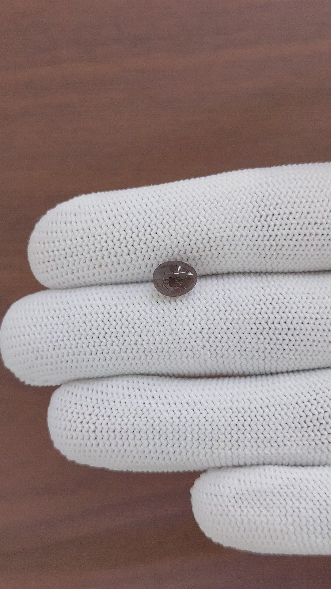 1.43 Ct. Cabochon Chrysoberyl from Ceylon (Sri Lanka) Size Video