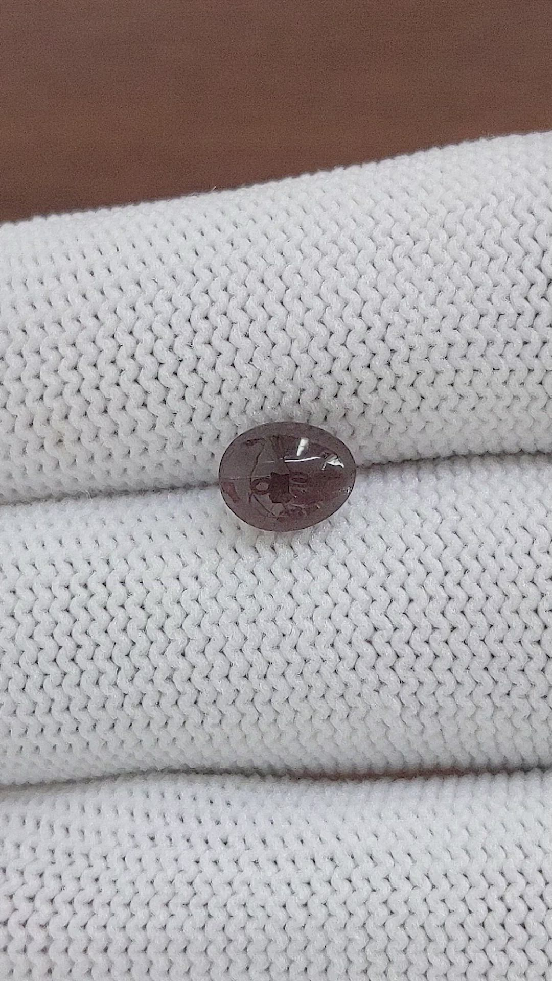 1.43 Ct. Cabochon Chrysoberyl from Ceylon (Sri Lanka) Size Video