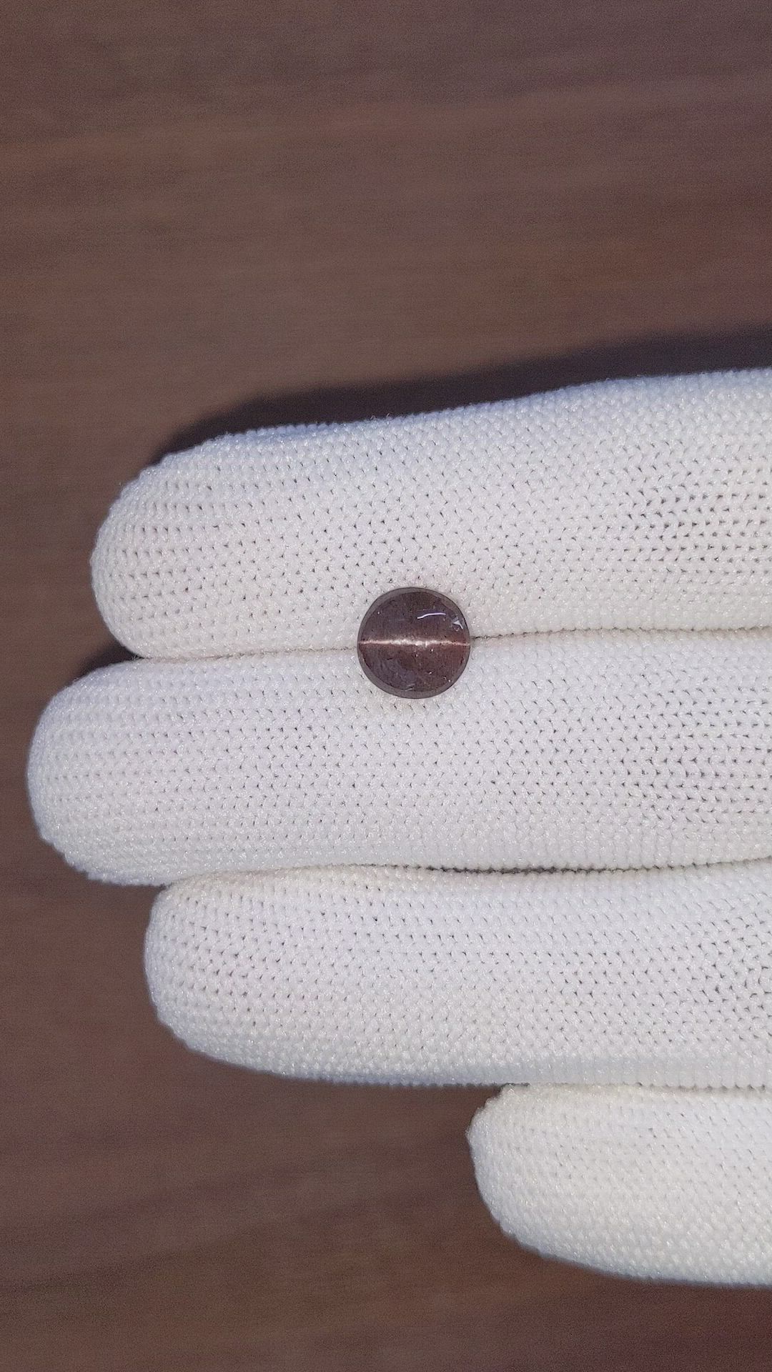 2.14 Ct. Cabochon Chrysoberyl from Ceylon (Sri Lanka) Size Video