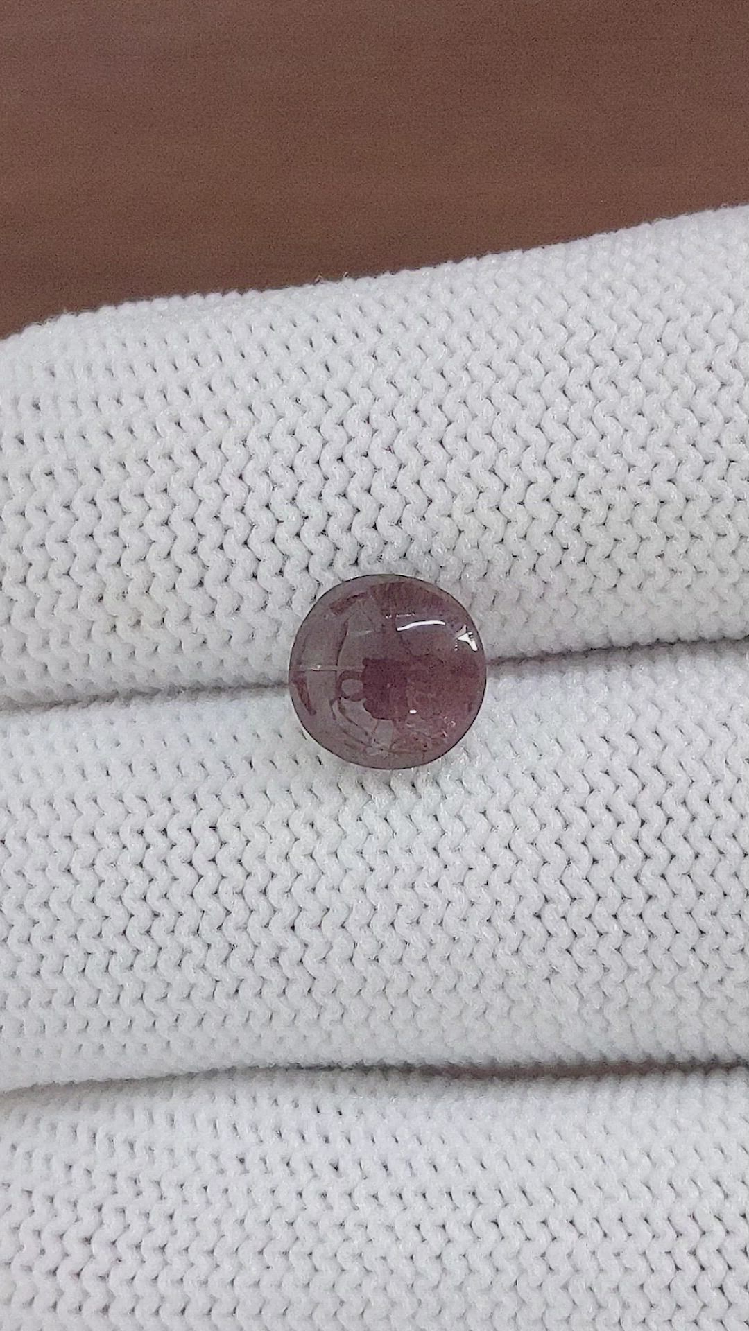 2.14 Ct. Cabochon Chrysoberyl from Ceylon (Sri Lanka) Size Video