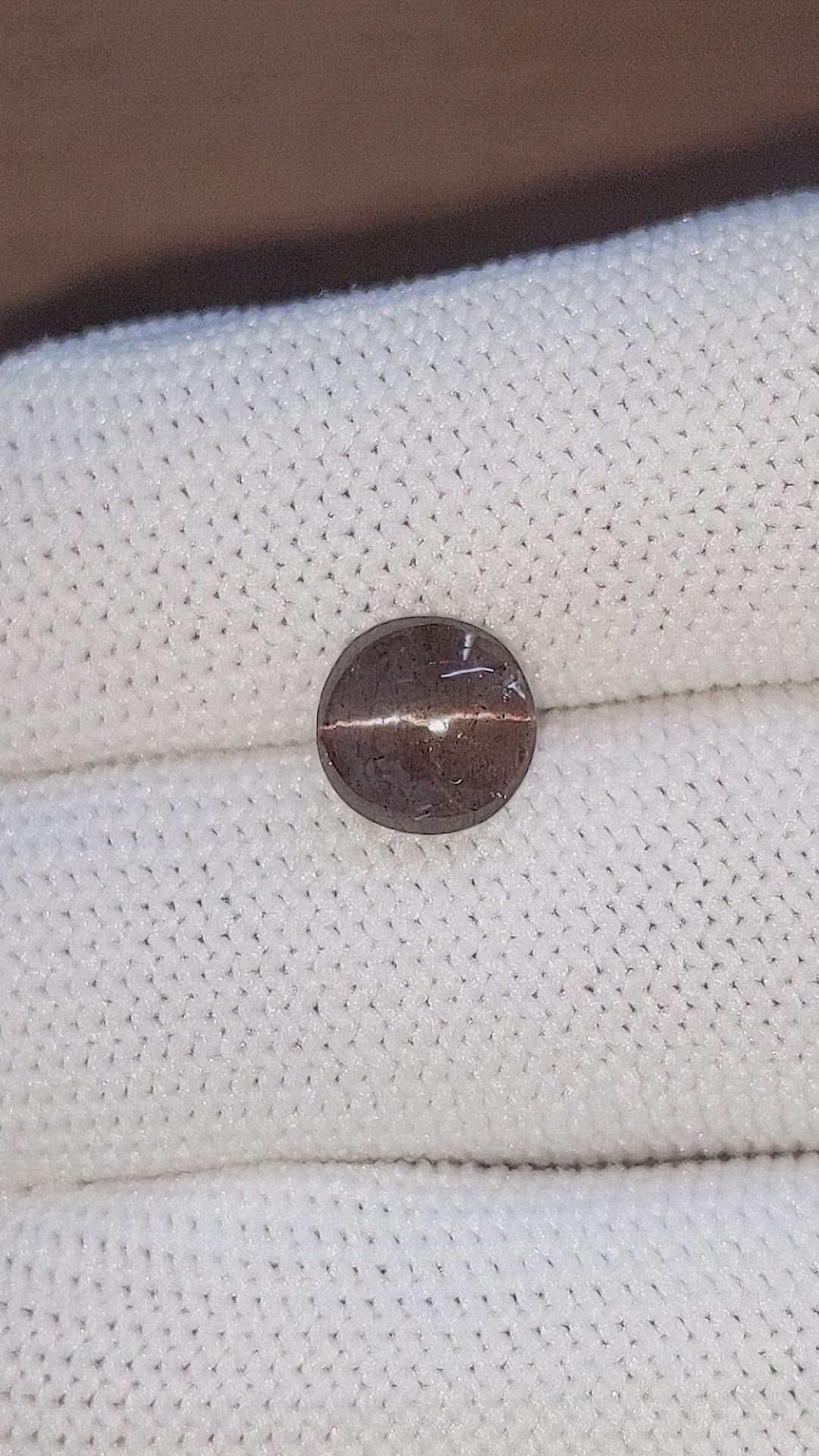 2.14 Ct. Cabochon Chrysoberyl from Ceylon (Sri Lanka) Size Video