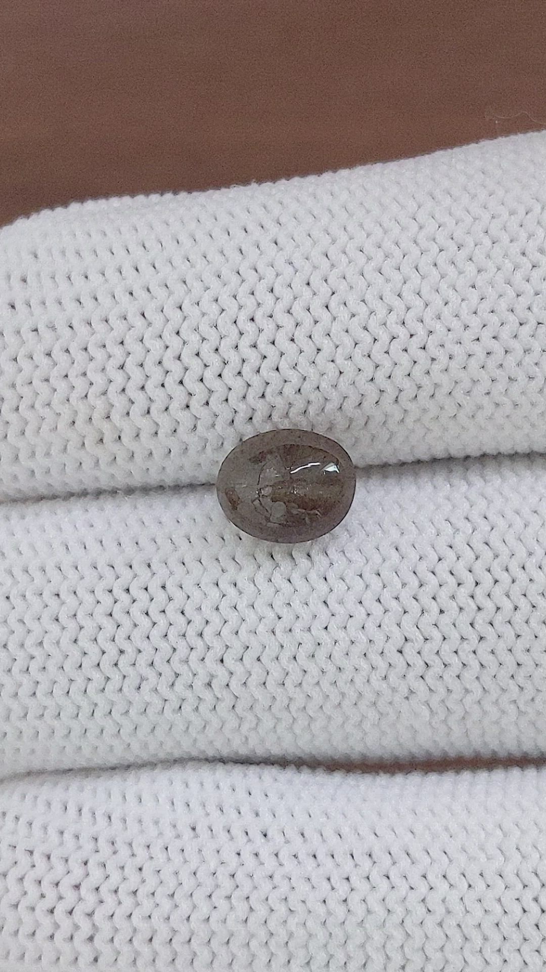 1.77 Ct. Cabochon Chrysoberyl from Ceylon (Sri Lanka) Size Video