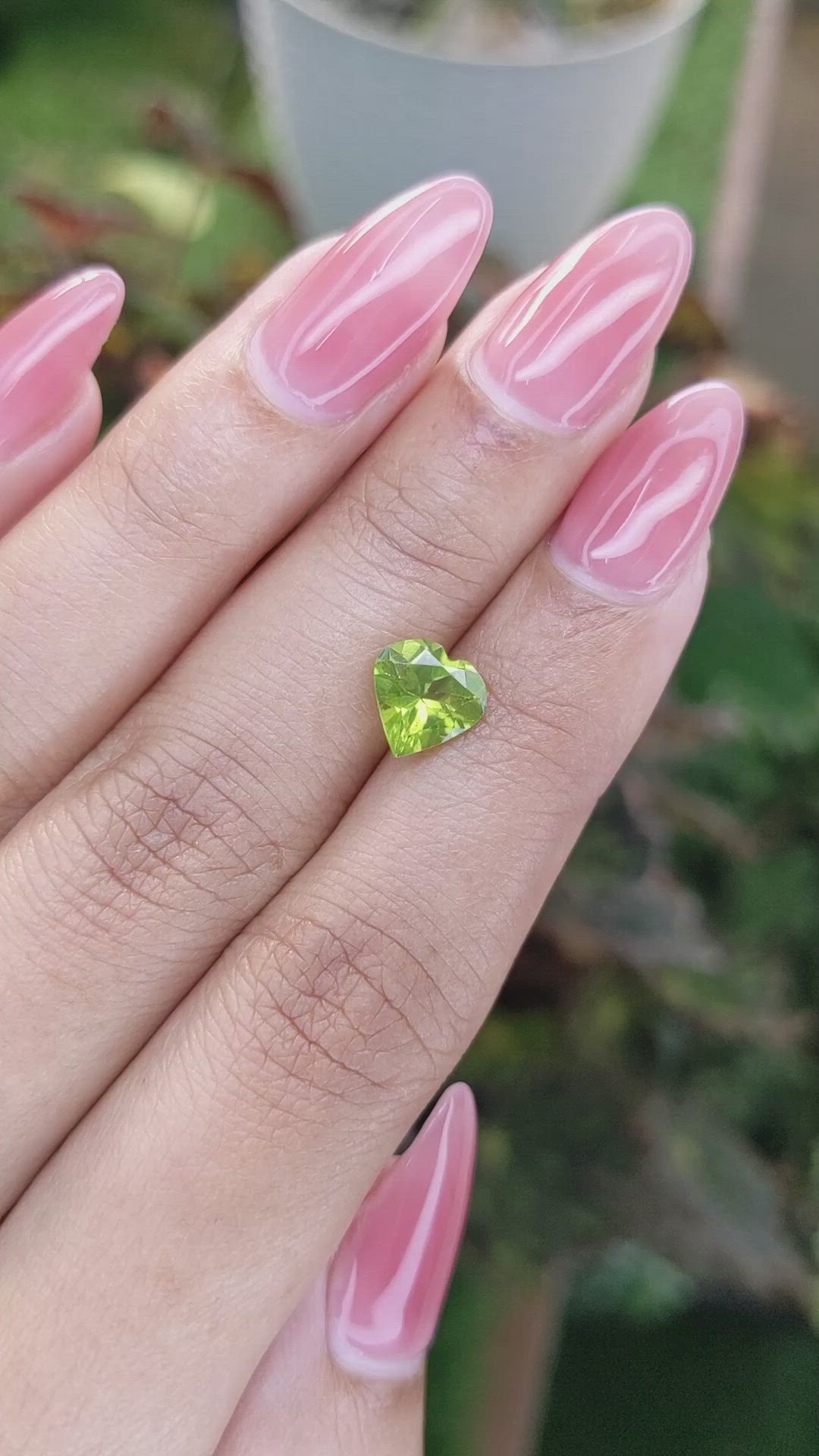 1.48 Ct. Peridot from Madagascar Size Video