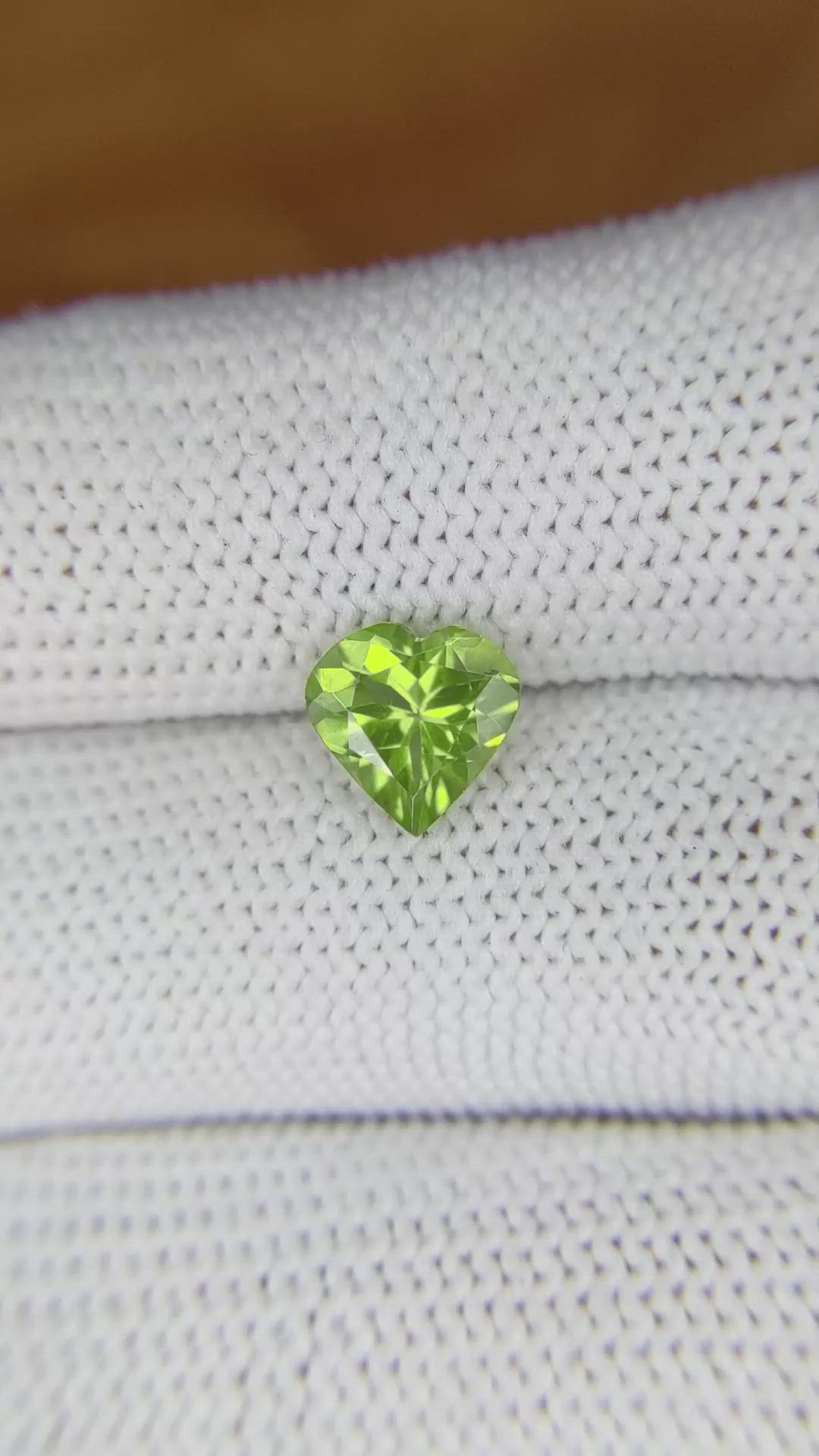 1.48 Ct. Peridot from Madagascar Size Video