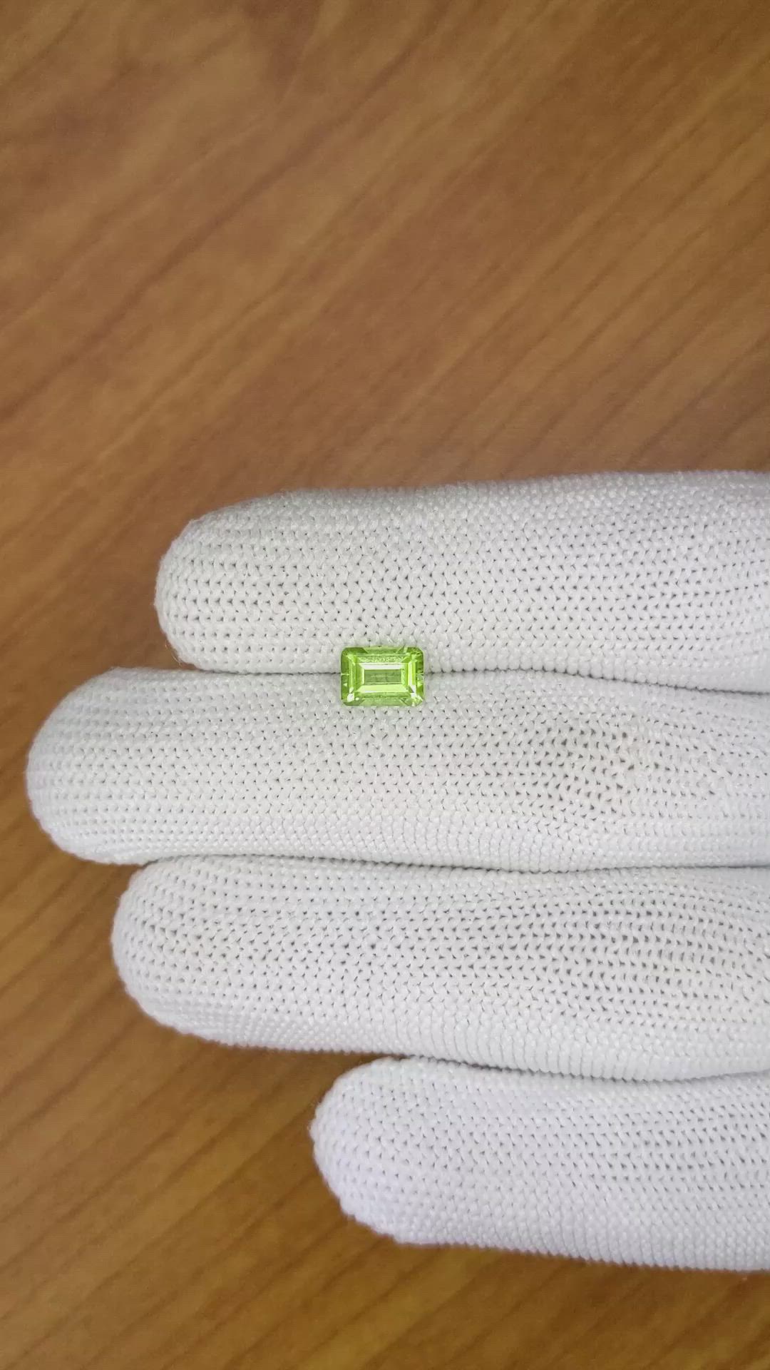 0.92 Ct. Peridot from Madagascar Size Video