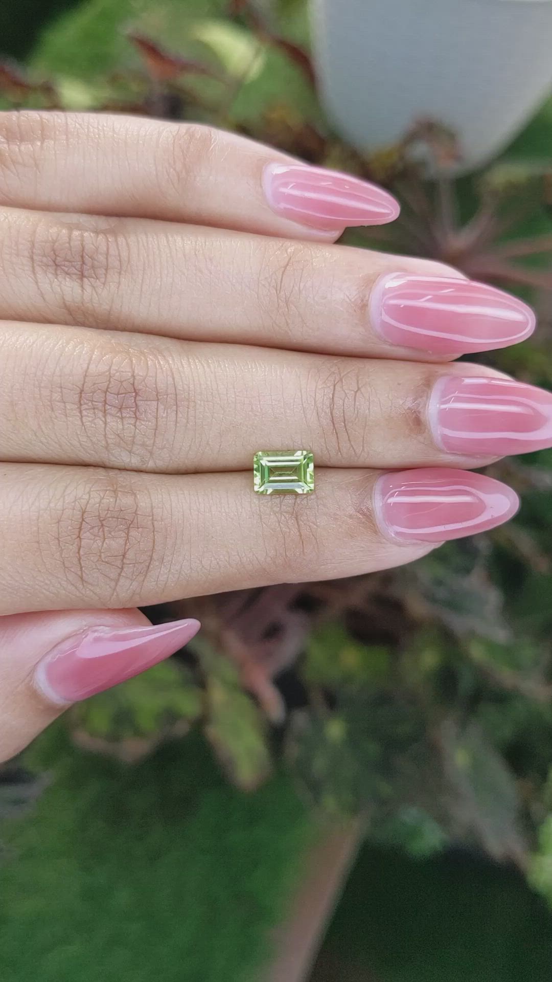 0.92 Ct. Peridot from Madagascar Size Video