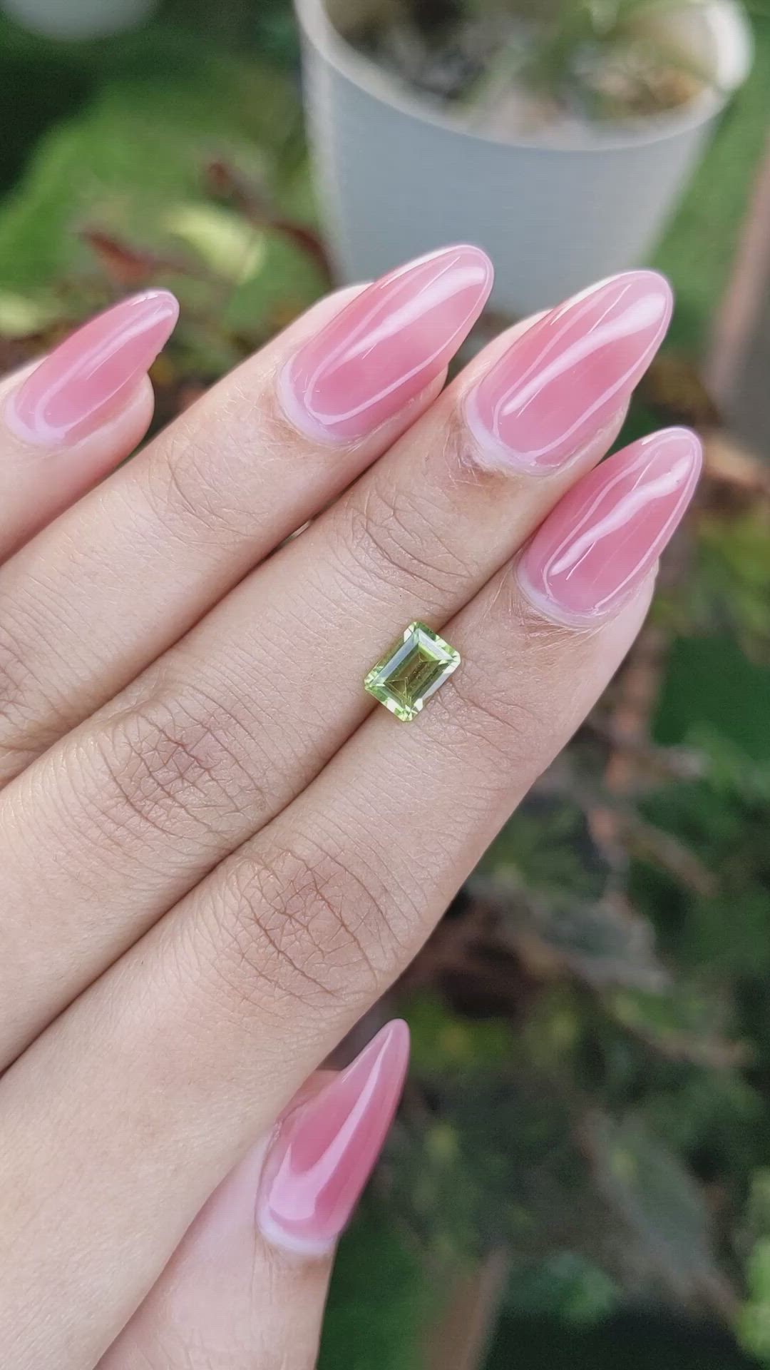 0.92 Ct. Peridot from Madagascar Size Video