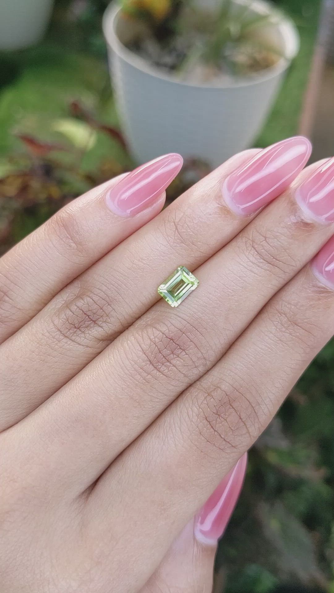 0.92 Ct. Peridot from Madagascar Size Video