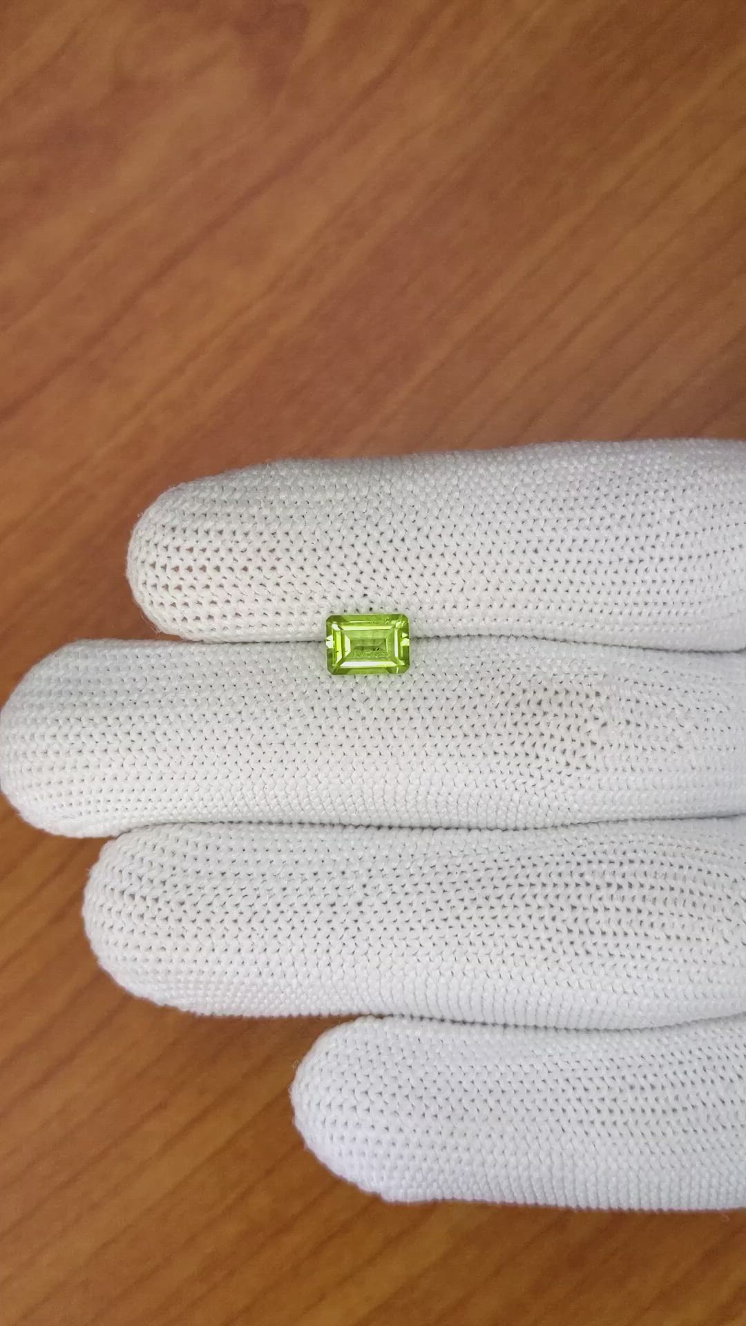 1.07 Ct. Peridot from Madagascar Size Video
