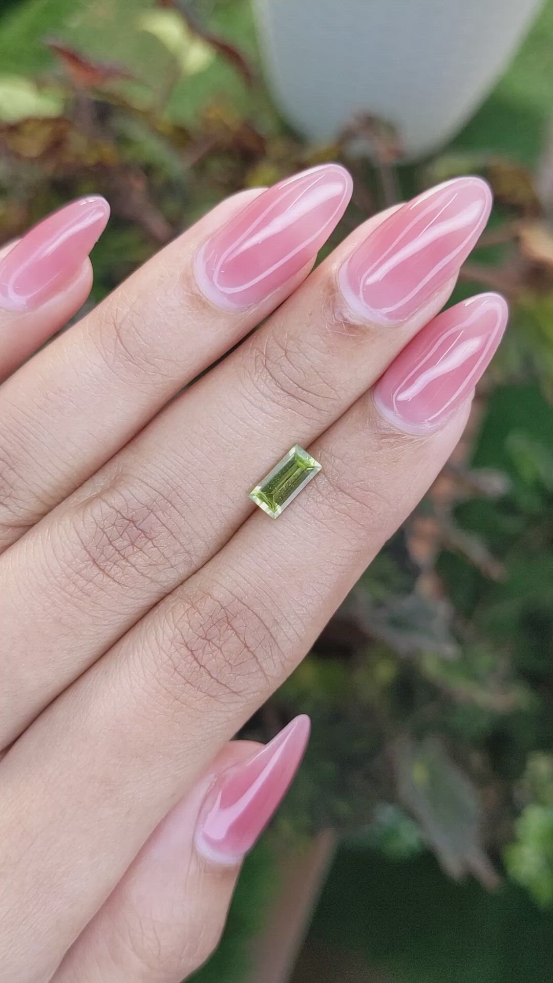0.85 Ct. Peridot from Madagascar Size Video