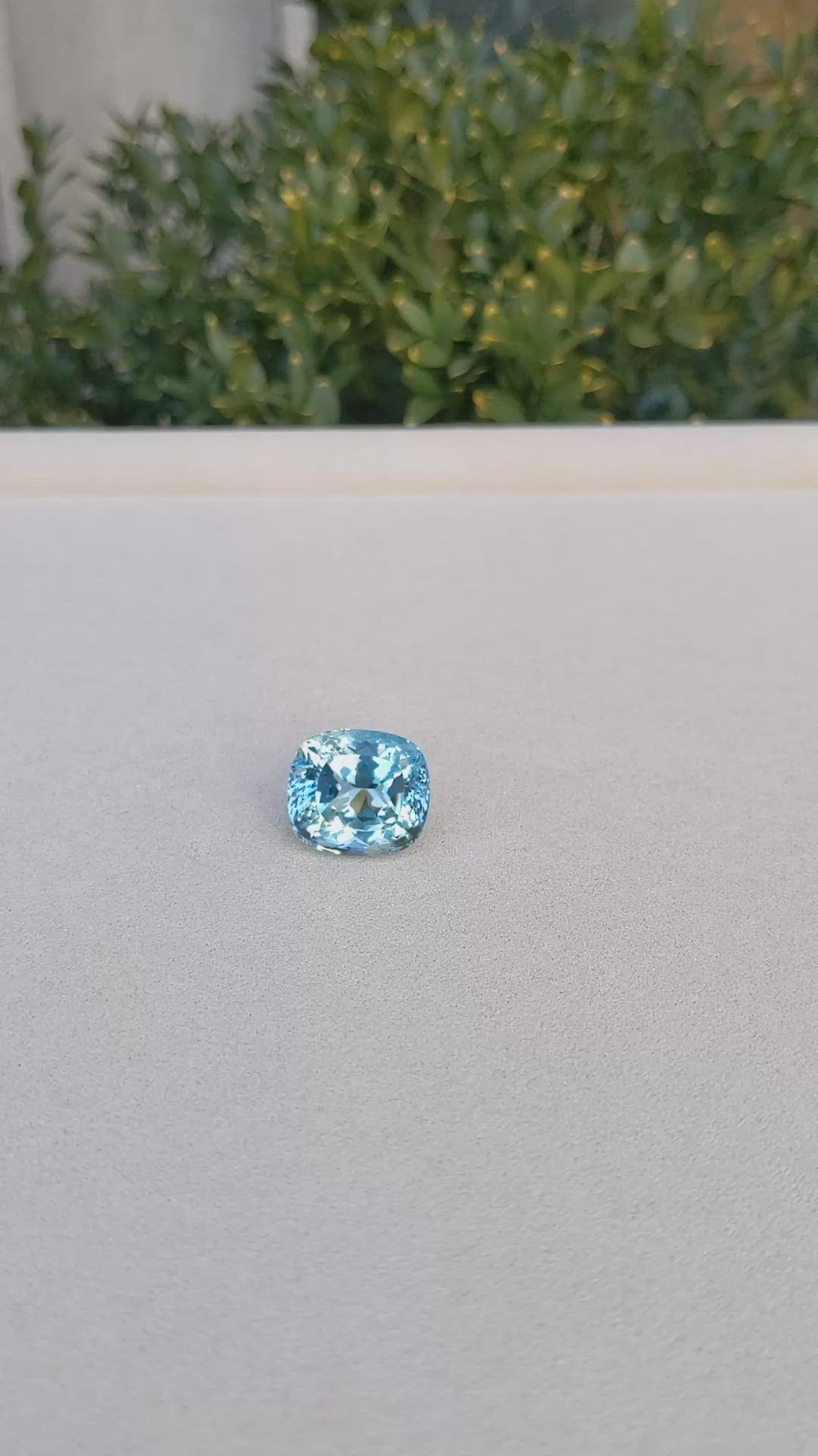 20.59 Ct. Aquamarine from Brazil Size Video