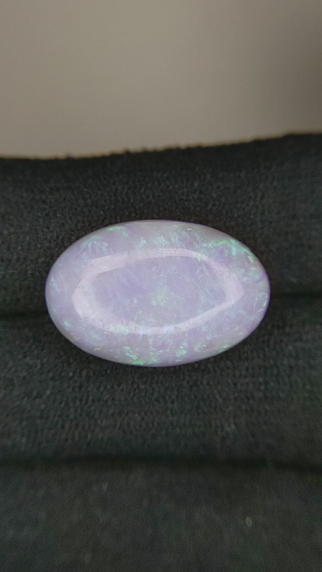 10.50 Ct. Cabochon White Opal from Australia Size Video