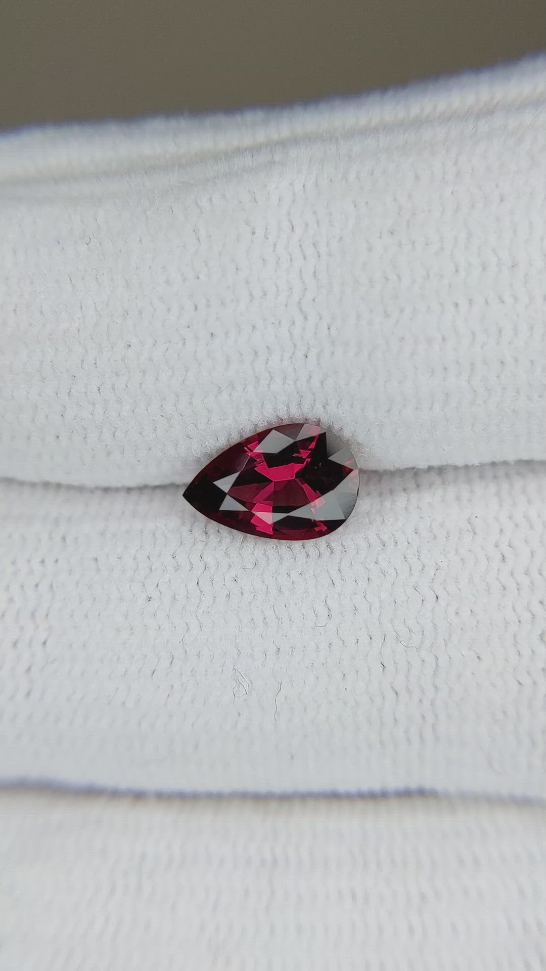 1.36 Ct. Garnet from Ceylon (Sri Lanka) Size Video