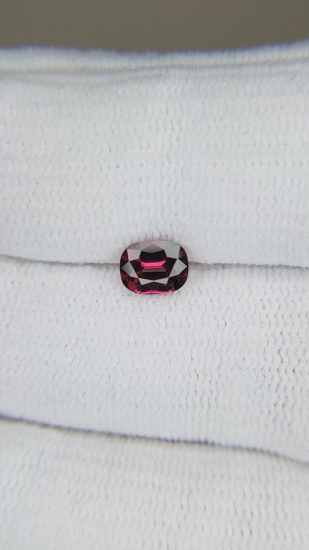 0.76 Ct. Garnet from Ceylon (Sri Lanka) Size Video