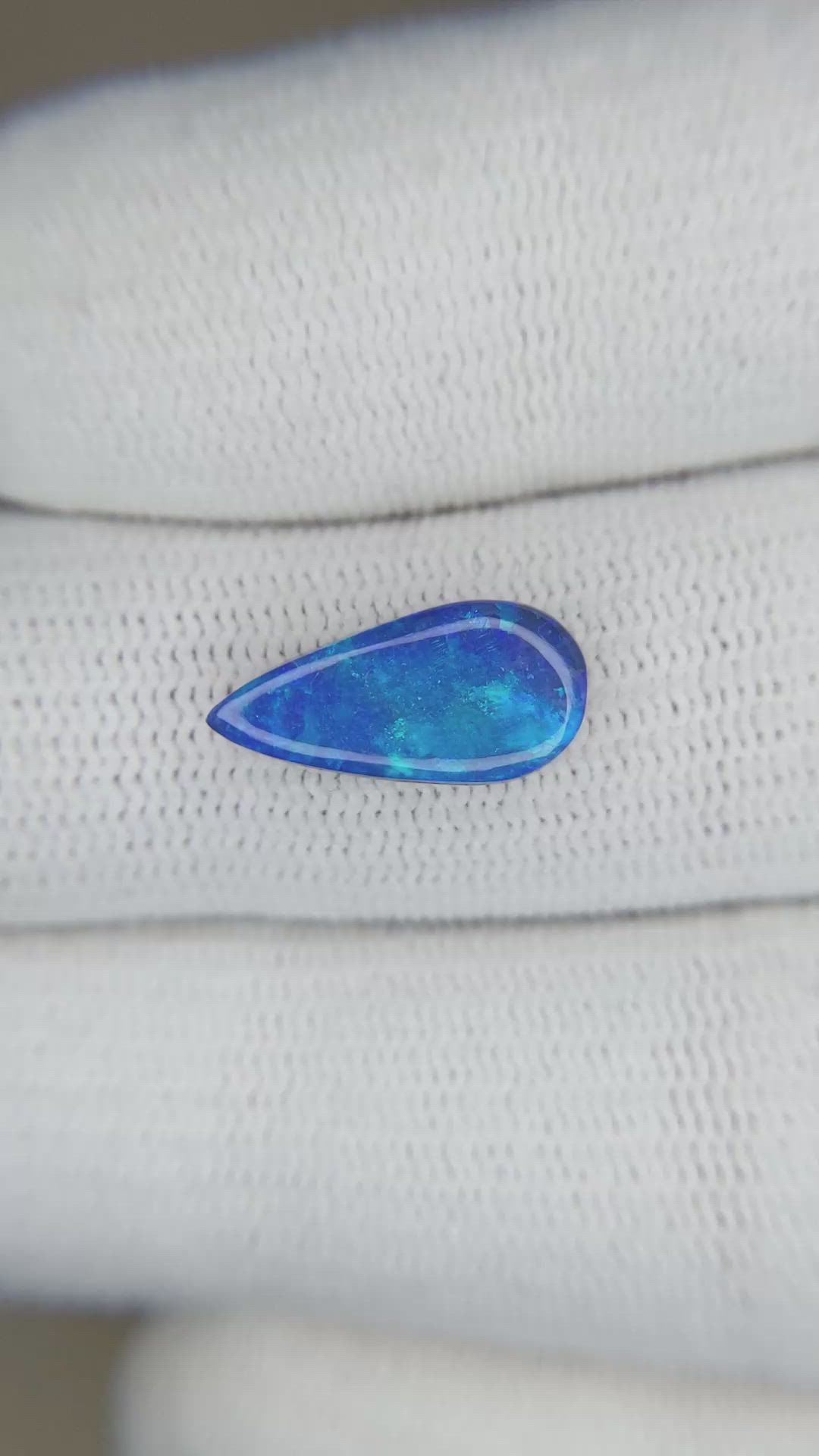 2.03 Ct. Cabochon Boulder Opal from Australia Size Video