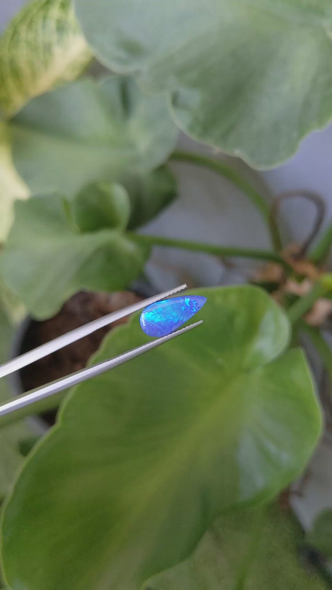 2.03 Ct. Cabochon Boulder Opal from Australia Size Video