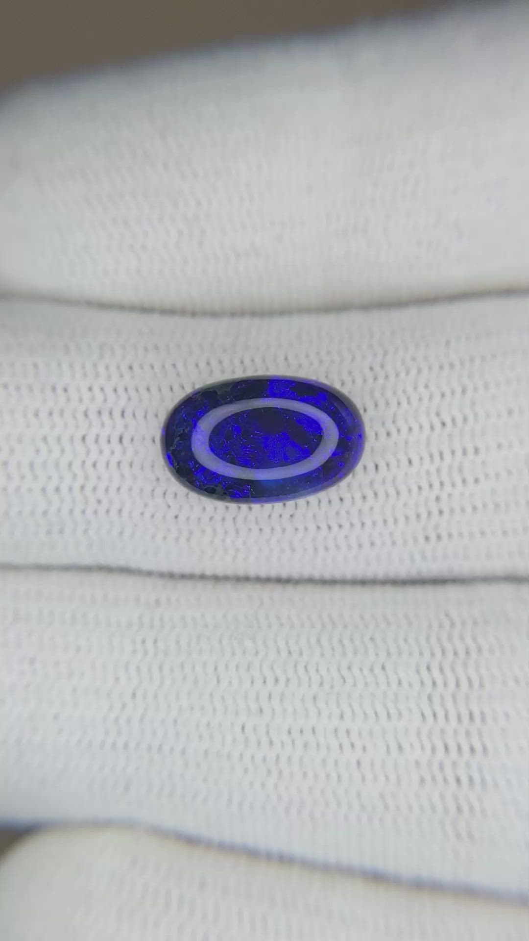 2.02 Ct. Cabochon Boulder Opal from Australia Size Video