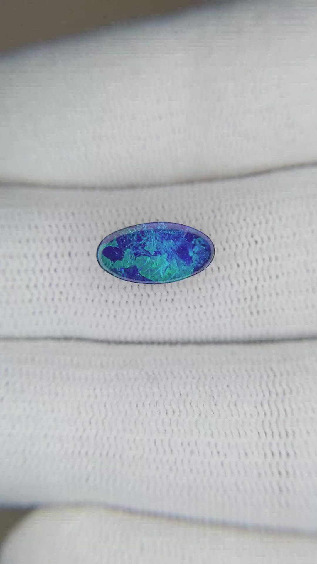 1.74 Ct. Cabochon Boulder Opal from Australia Size Video