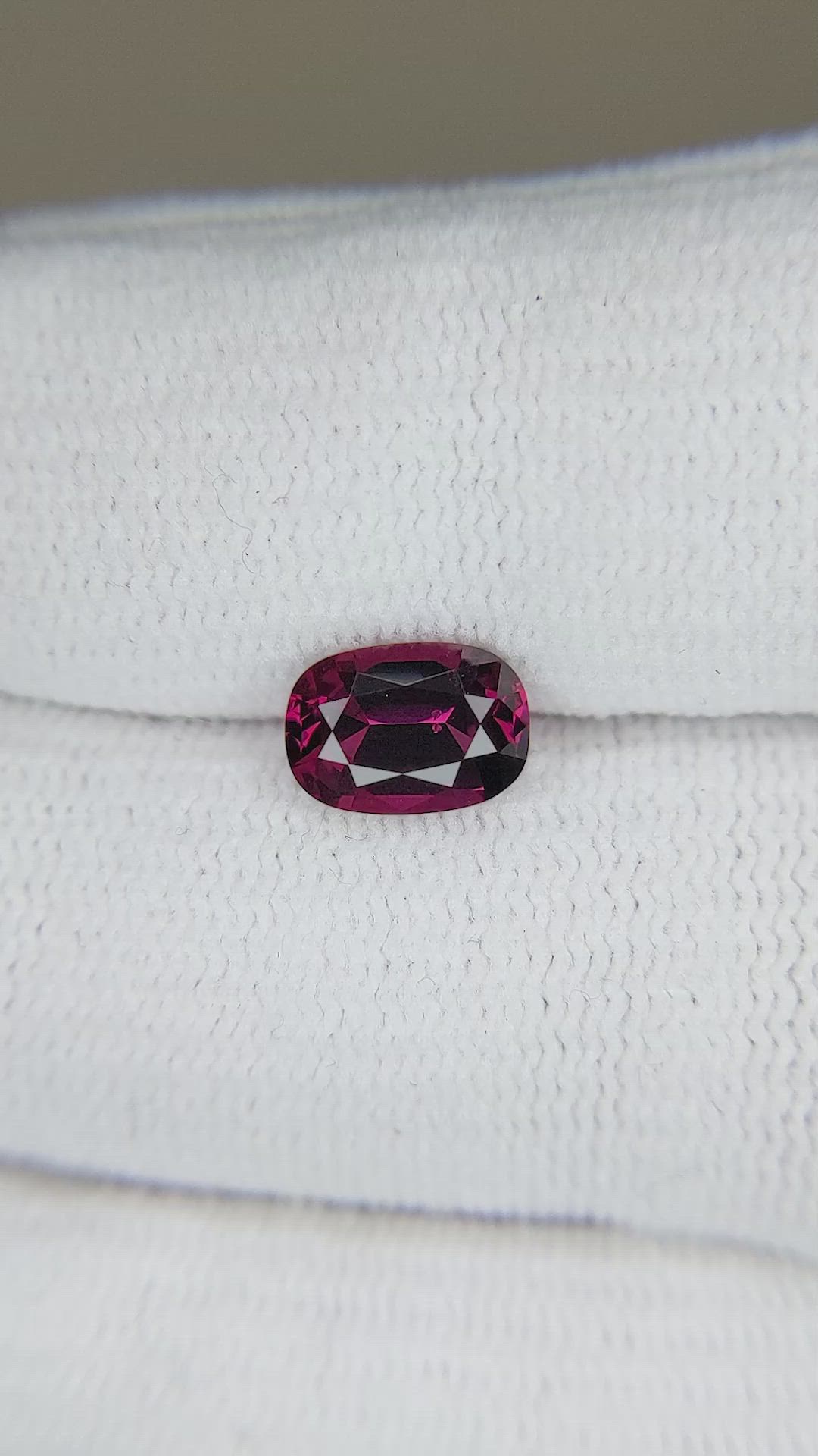 1.69 Ct. Garnet from Ceylon (Sri Lanka) Size Video