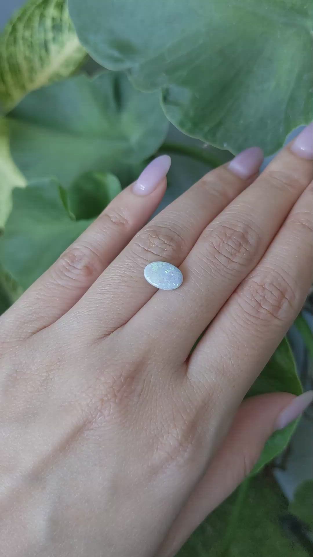 1.38 Ct. Cabochon Boulder Opal from Australia Size Video