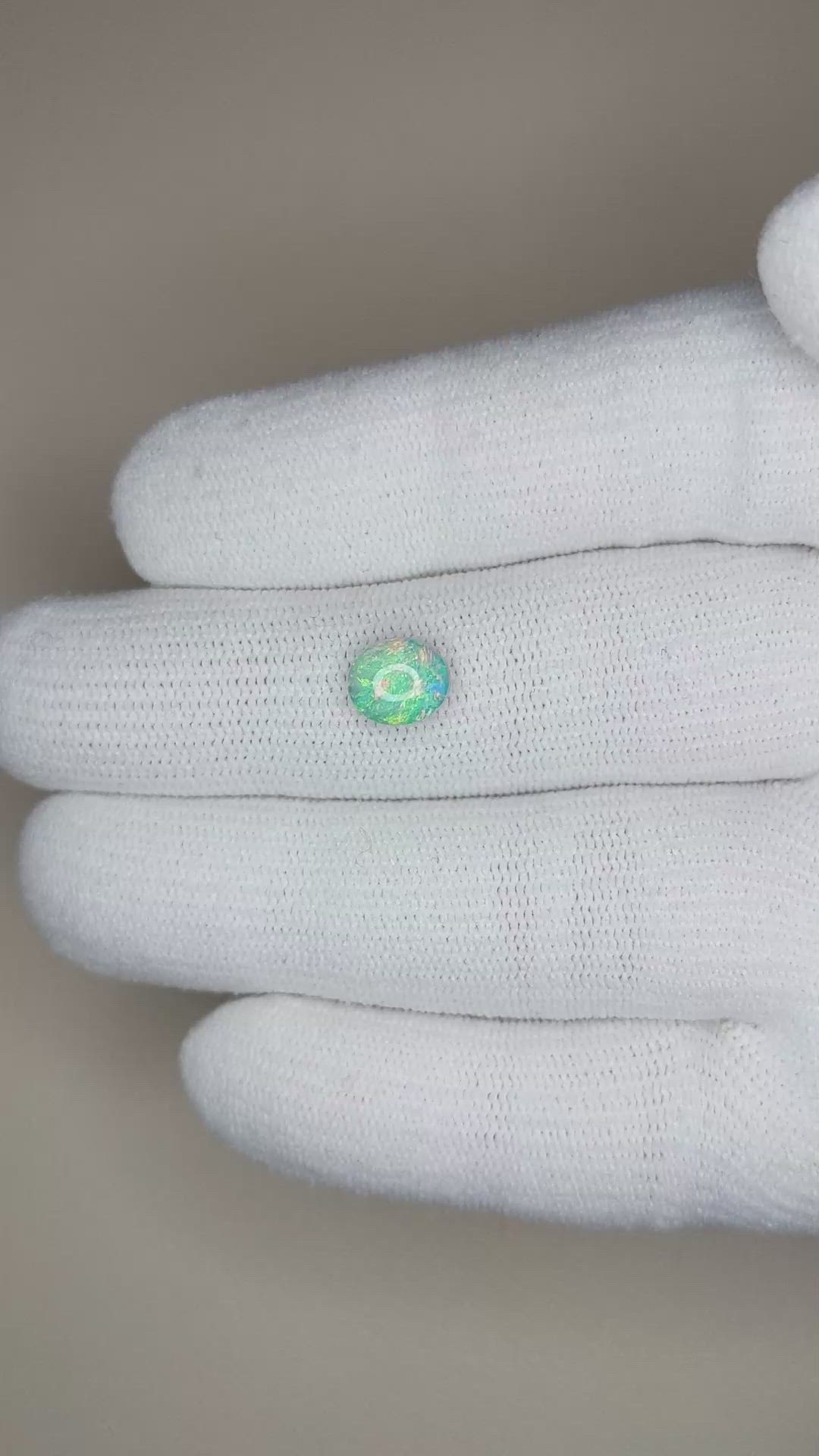 1.20 Ct. Cabochon Boulder Opal from Australia Size Video