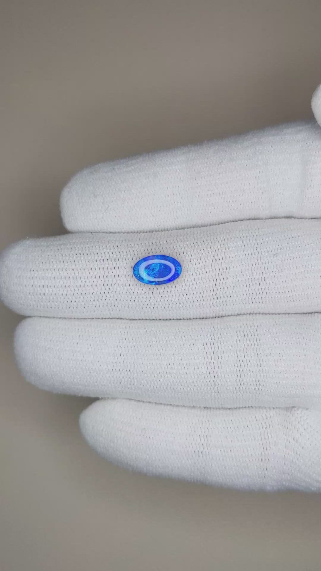 1.20 Ct. Cabochon Boulder Opal from Australia Size Video