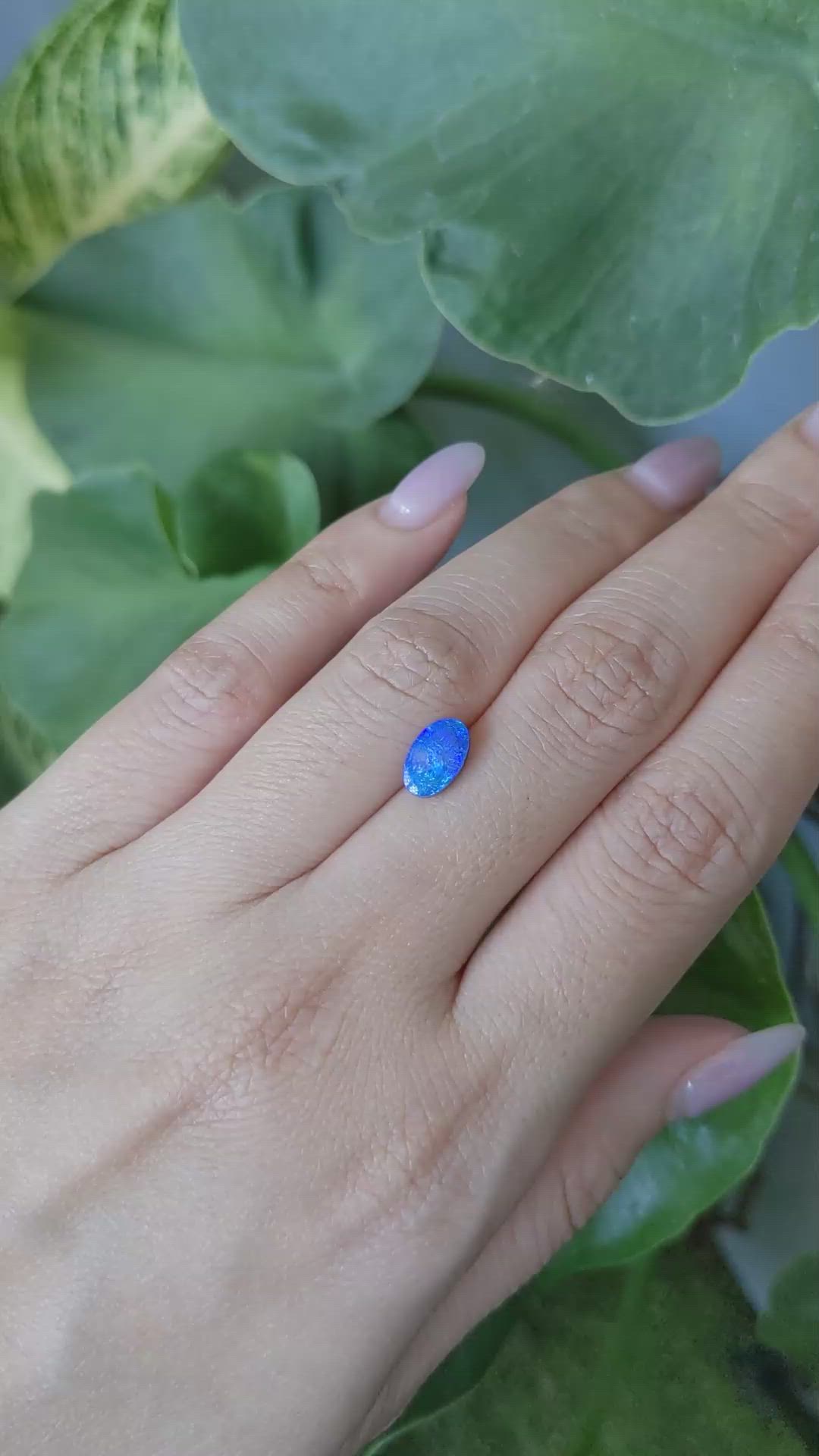 1.20 Ct. Cabochon Boulder Opal from Australia Size Video