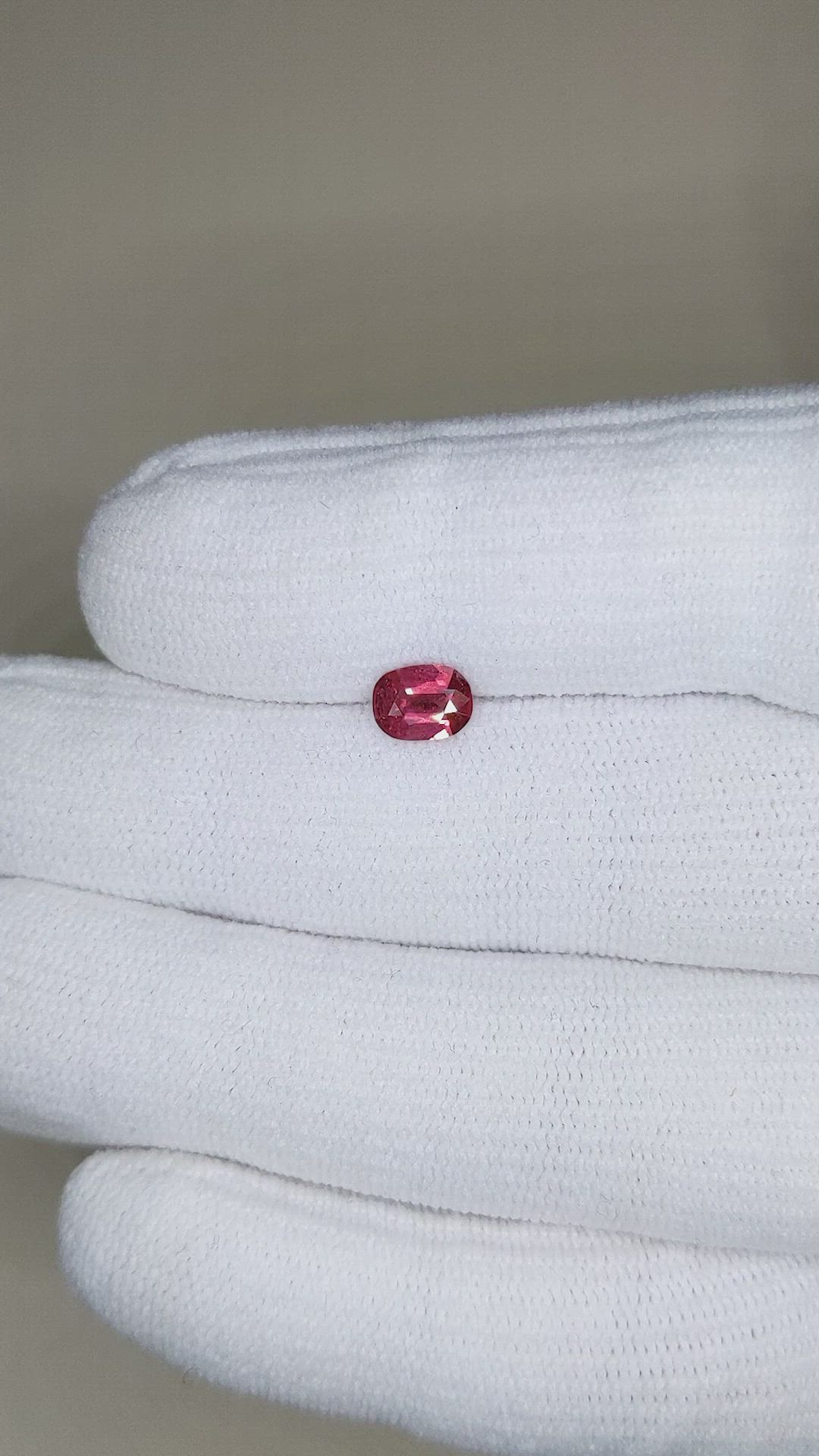 0.63 Ct. Garnet from Ceylon (Sri Lanka) Size Video