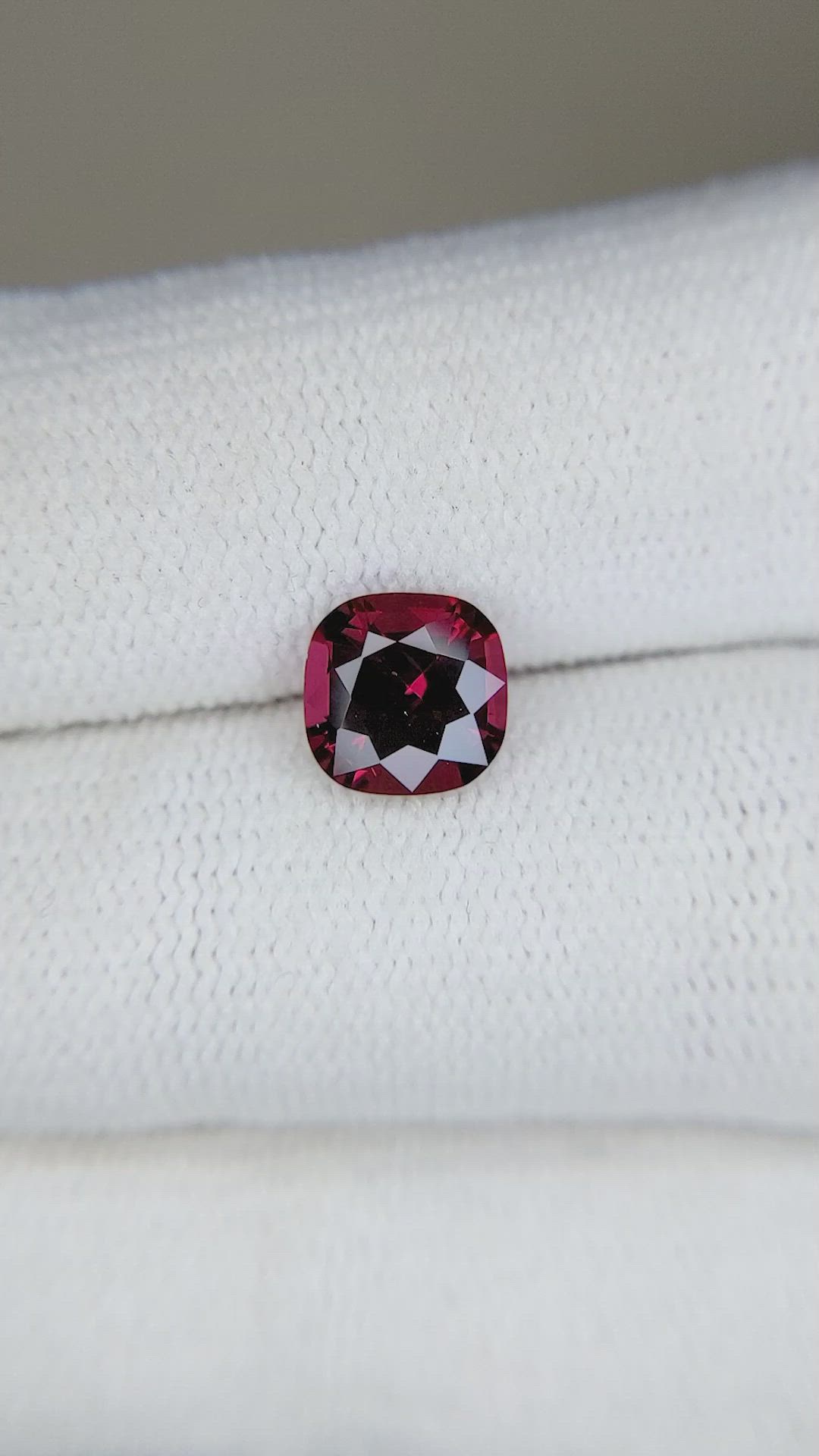 1.53 Ct. Garnet from Ceylon (Sri Lanka) Size Video