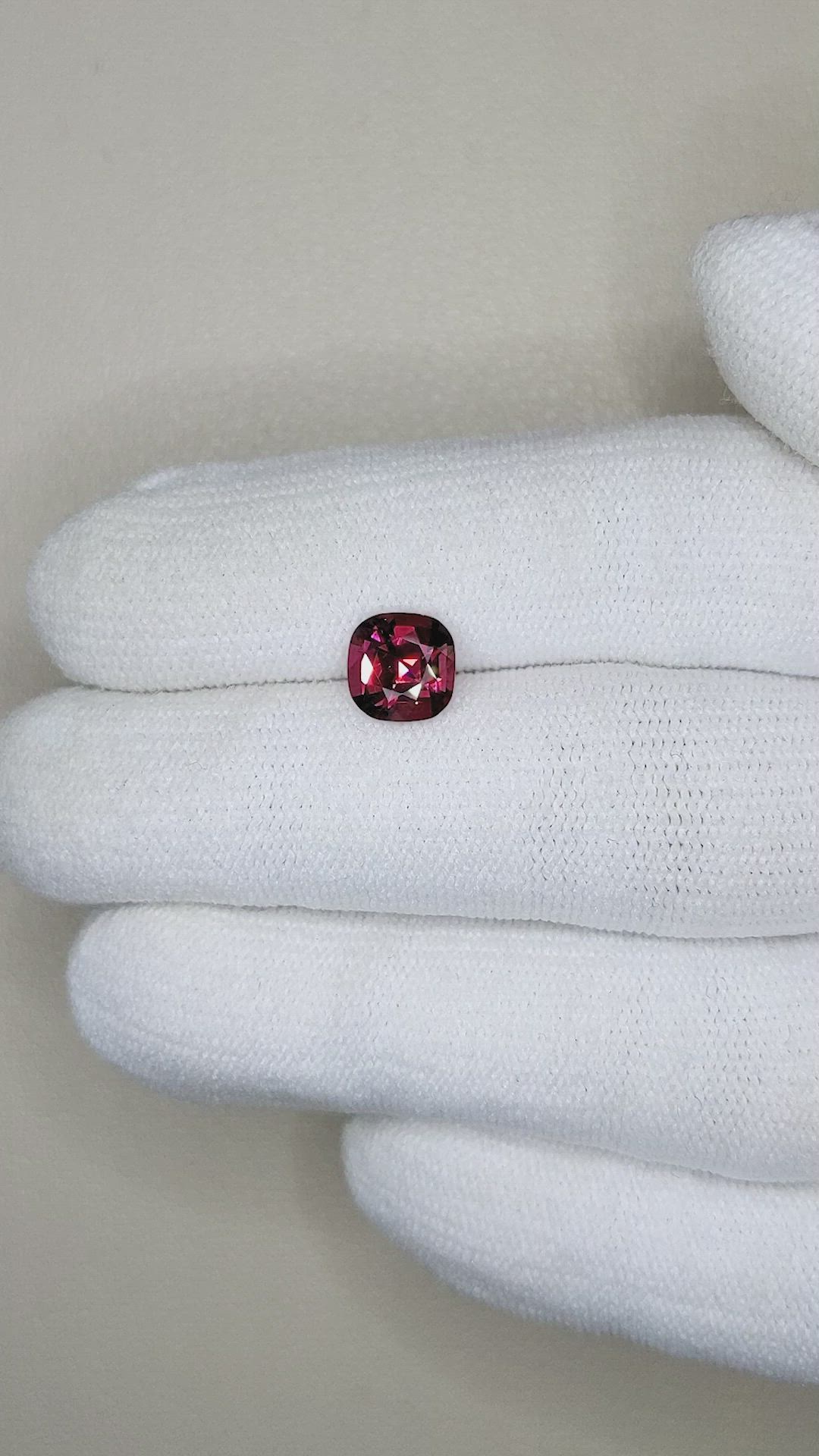 1.53 Ct. Garnet from Ceylon (Sri Lanka) Size Video