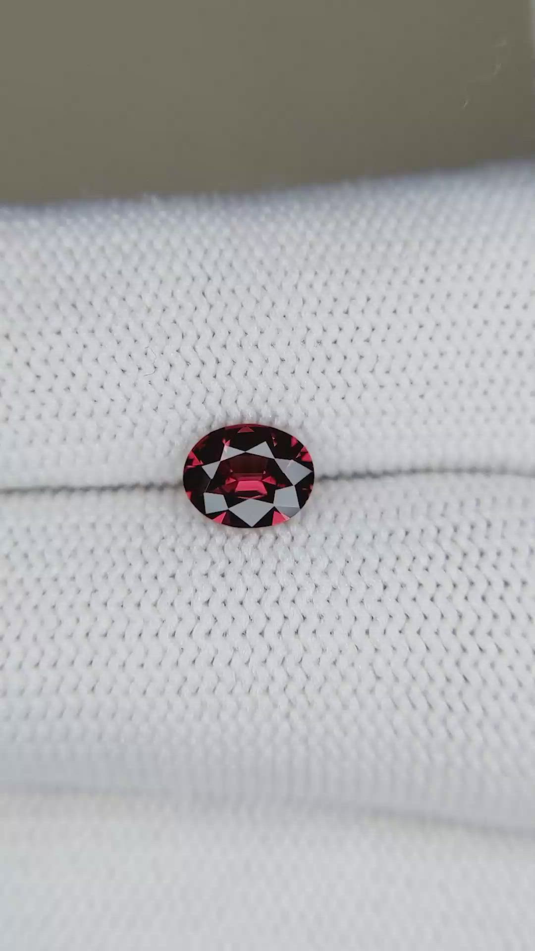 0.79 Ct. Garnet from Ceylon (Sri Lanka) Size Video