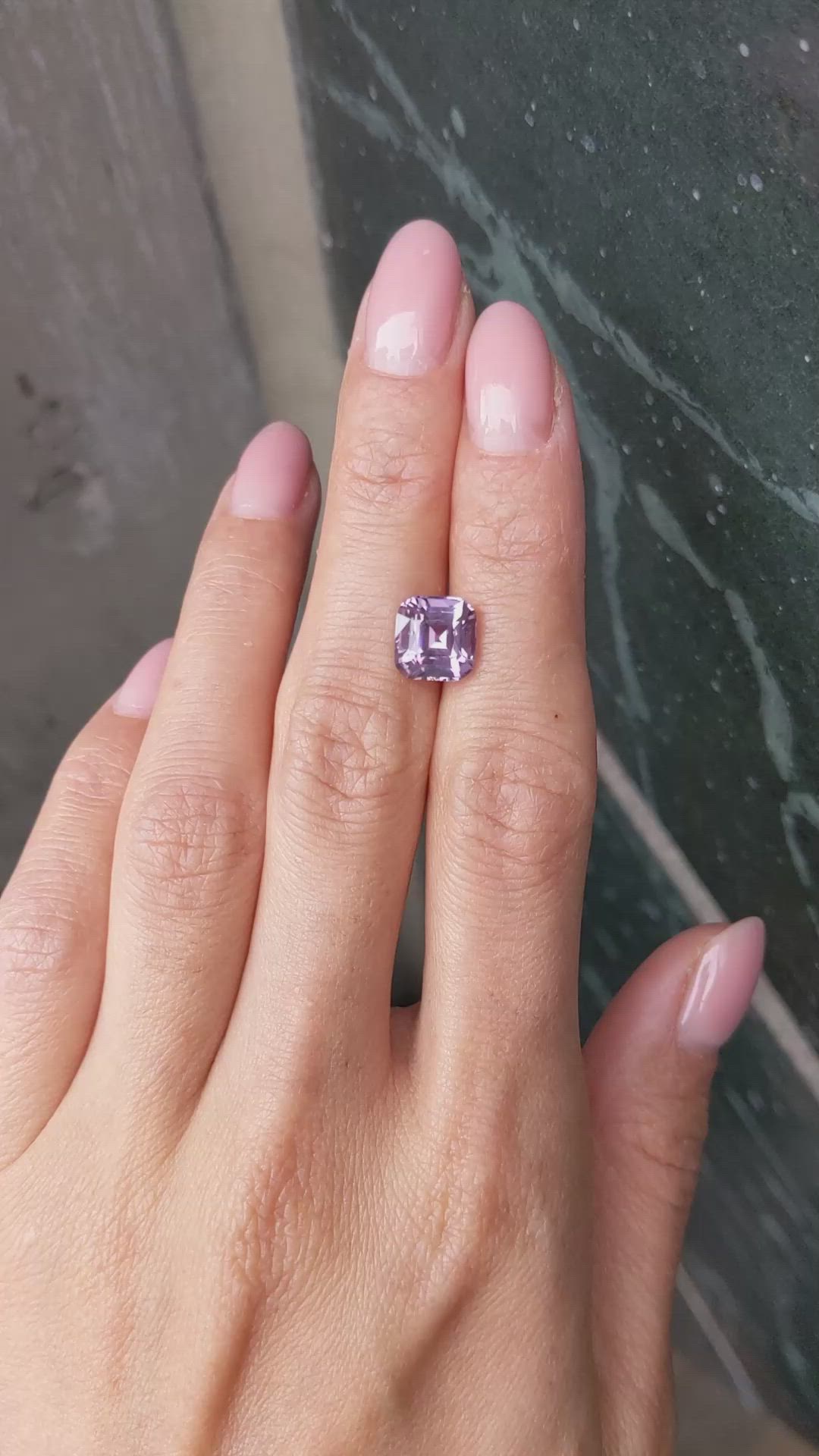 3.62 Ct. Spinel from Ceylon (Sri Lanka) Size Video