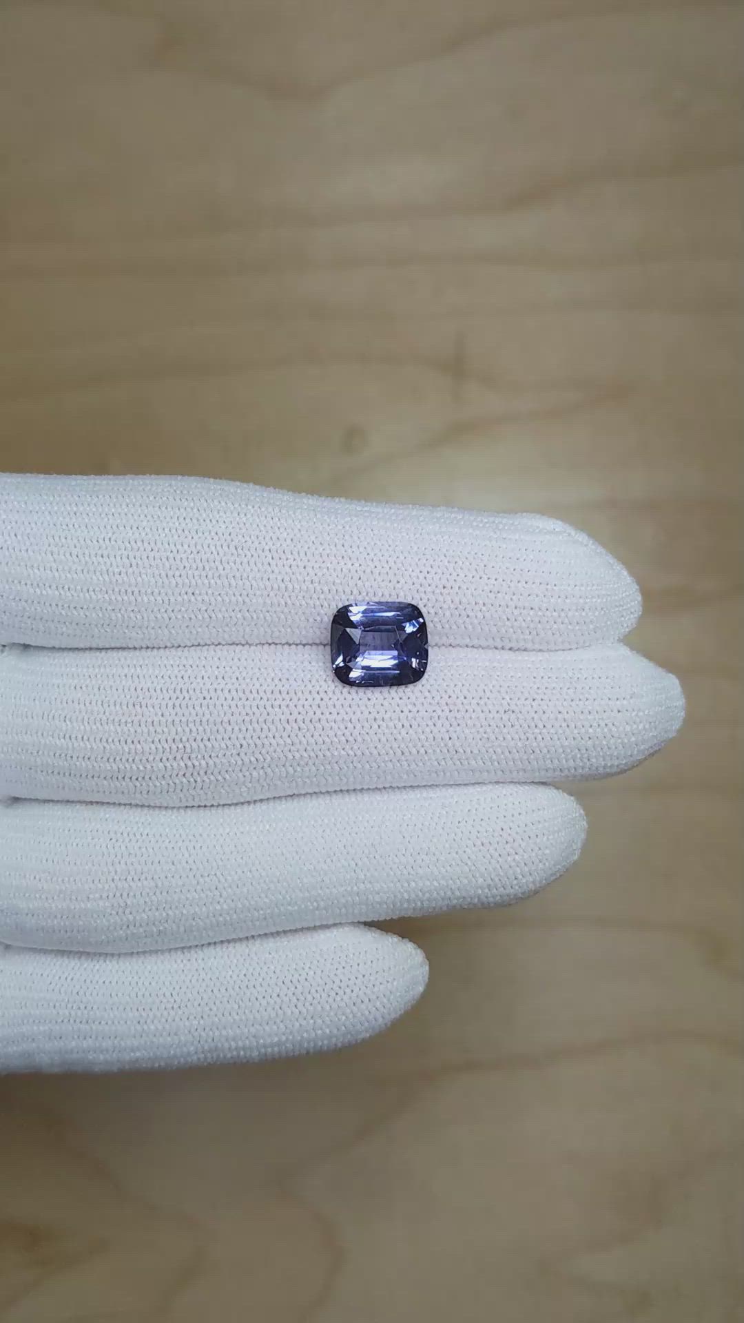 4.19 Ct. Spinel from Ceylon (Sri Lanka) Size Video