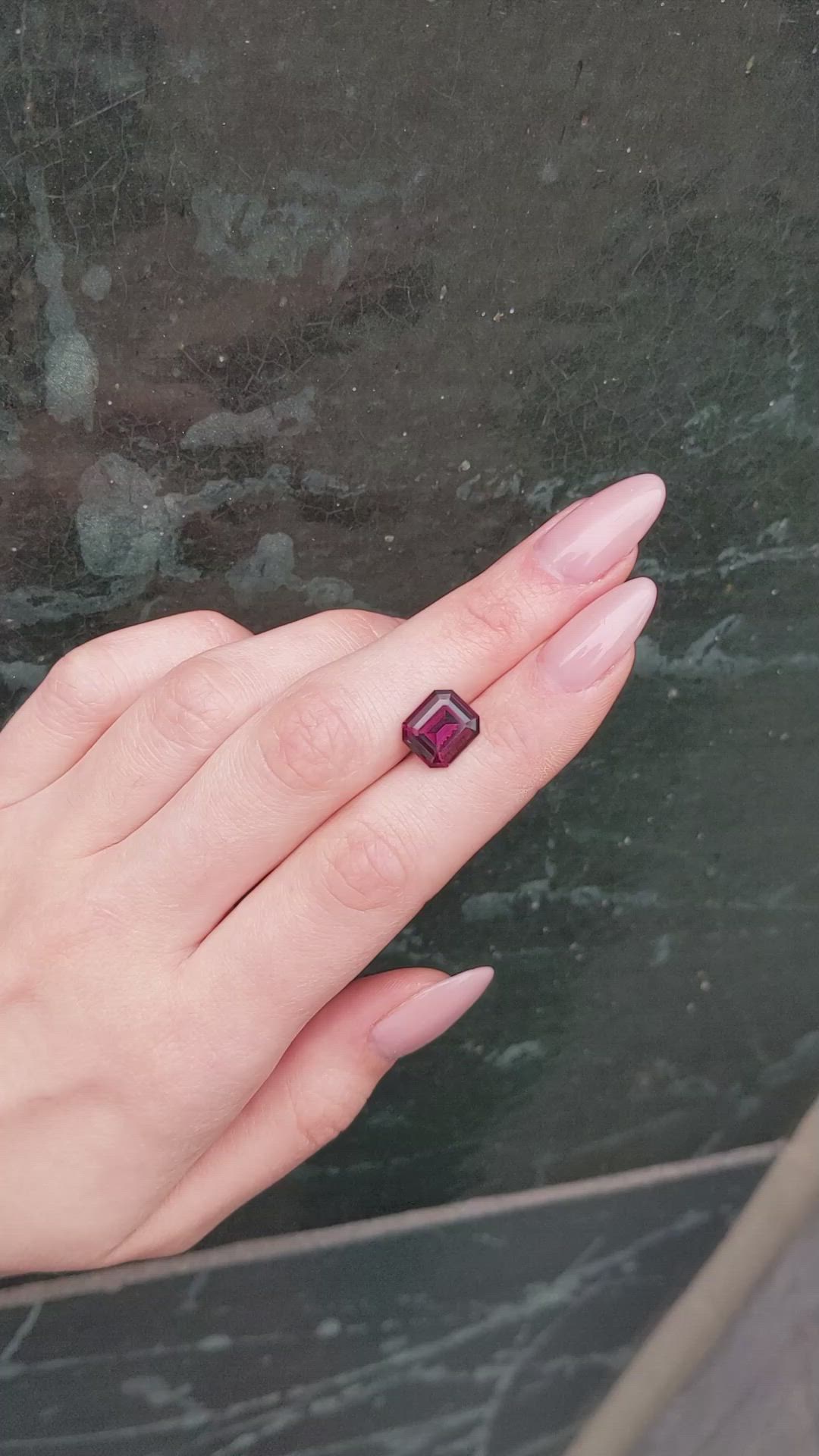 4.48 Ct. Spinel from Ceylon (Sri Lanka) Size Video